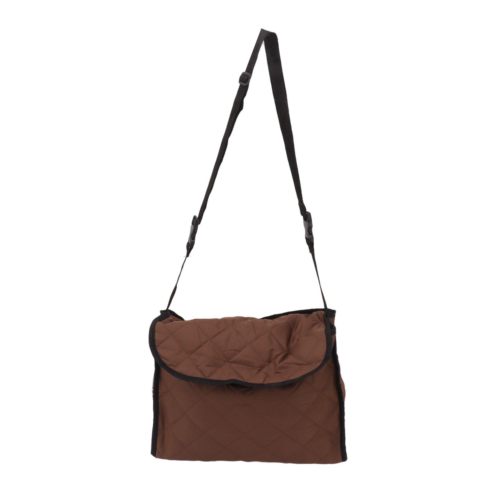 Wheelchair Back Pouch Polyester Hanging Storage Bag Electric Walker Backpack Bag Brown - Image 1