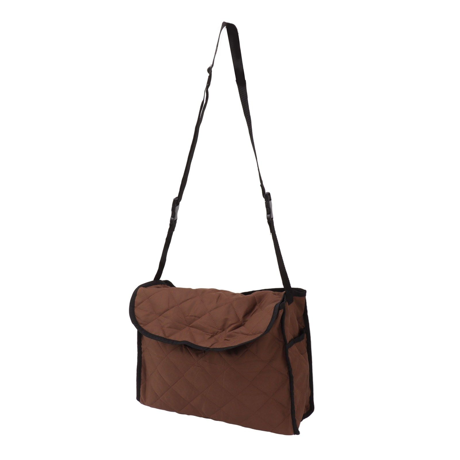 Wheelchair Back Pouch Polyester Hanging Storage Bag Electric Walker Backpack Bag Brown - Image 3