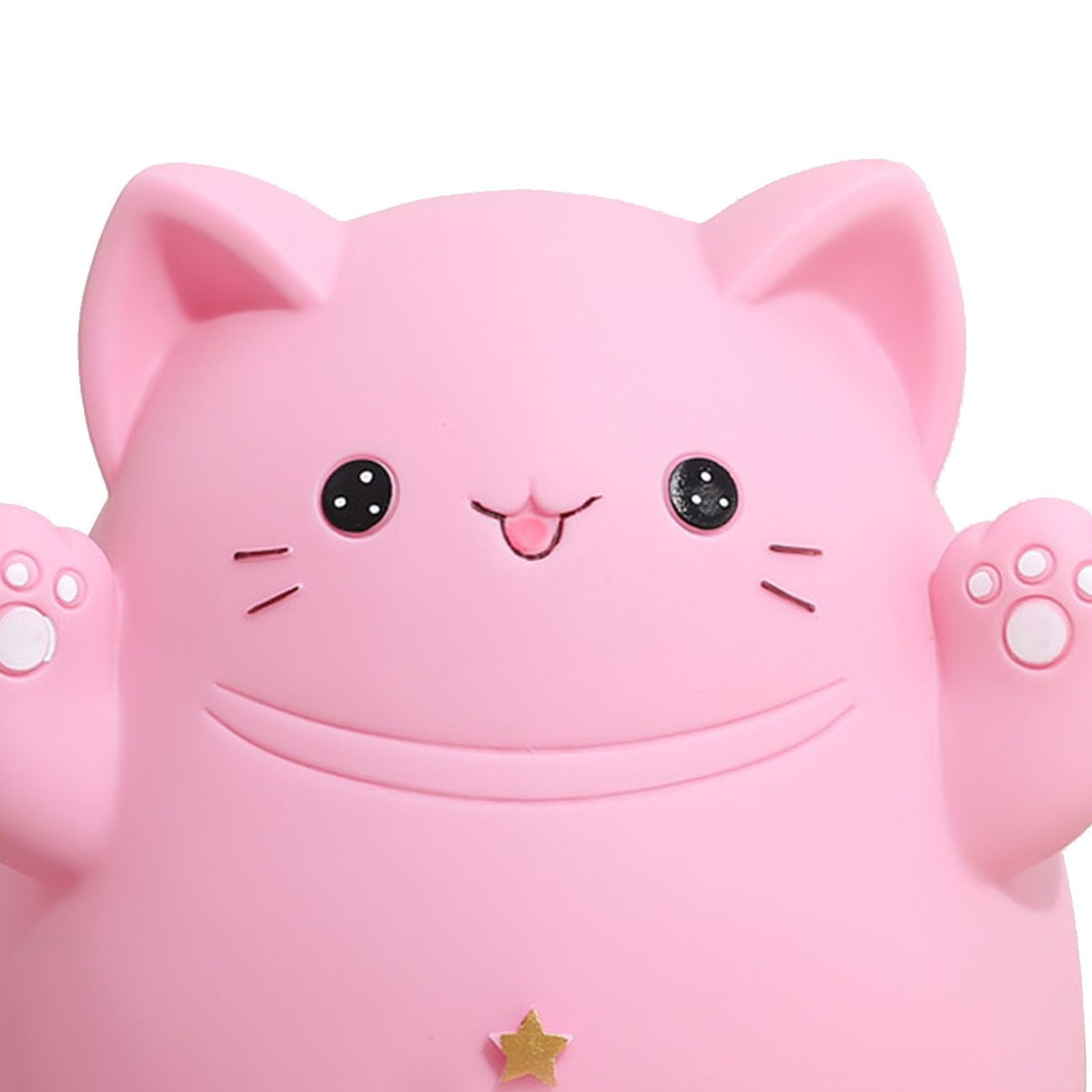 Cartoon Cat Piggy Bank Saving Bank Cartoon Cat Shaped Money Box Coins Storage Box Home Decor Ornament Children Toys Gifts Pink S 13x11x15cm - Image 7