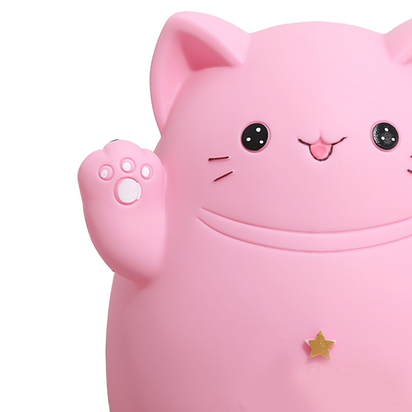 Cartoon Cat Piggy Bank Saving Bank Cartoon Cat Shaped Money Box Coins Storage Box Home Decor Ornament Children Toys Gifts Pink S 13x11x15cm - Image 8
