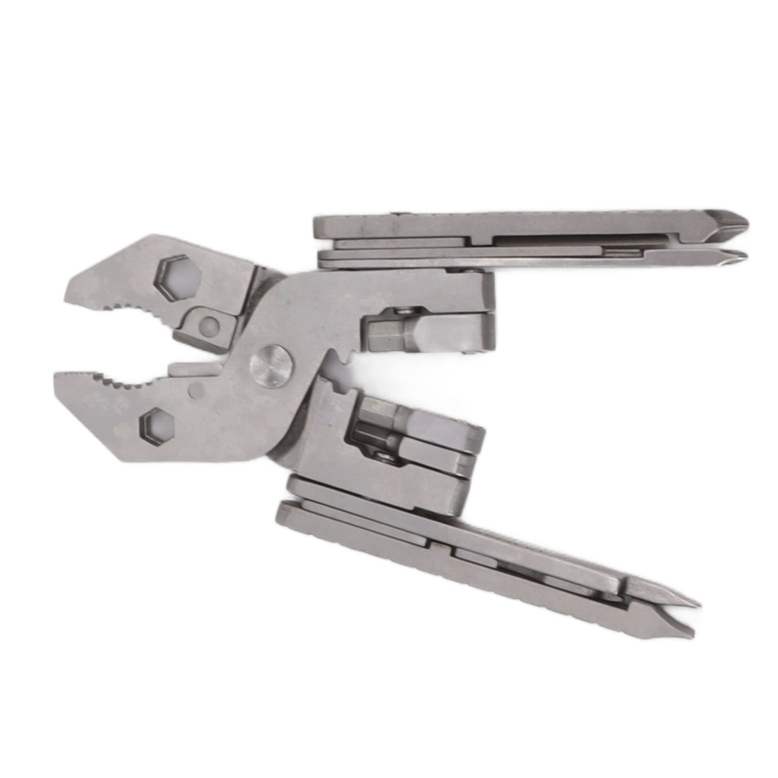 Multitool Pliers Cast Steel Screwdriver Card Needle Wire Stripper Wrench Multi Tool - Image 1