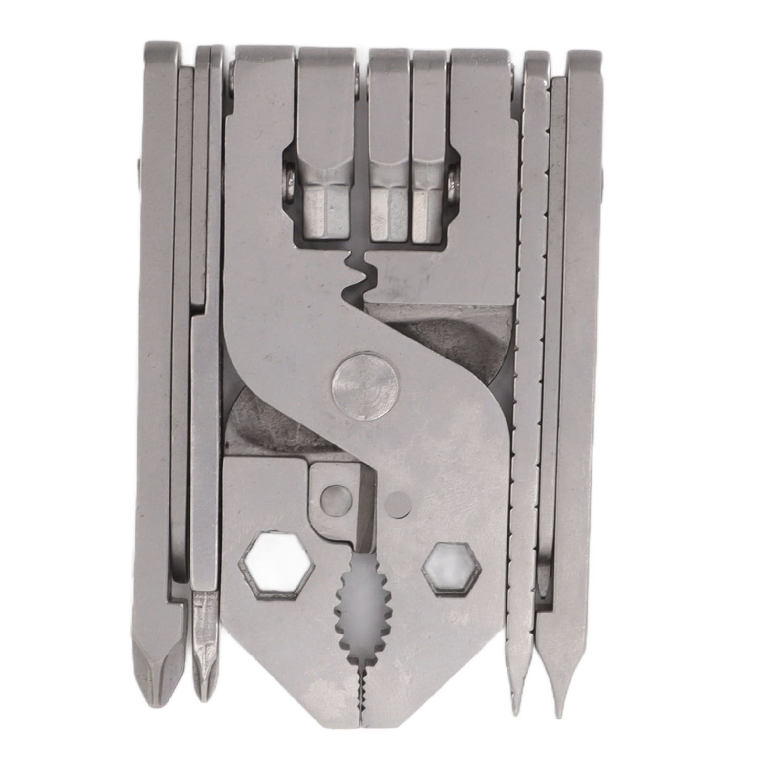 Multitool Pliers Cast Steel Screwdriver Card Needle Wire Stripper Wrench Multi Tool - Image 4