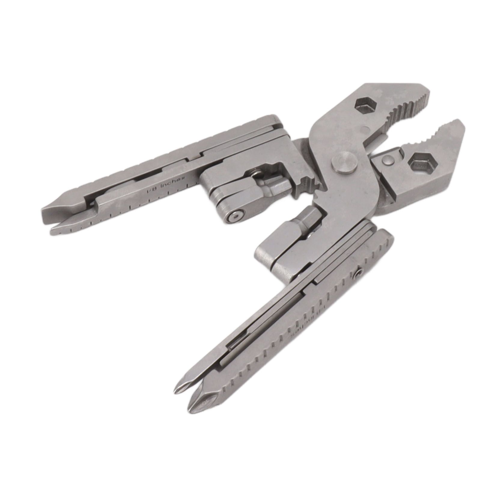Multitool Pliers Cast Steel Screwdriver Card Needle Wire Stripper Wrench Multi Tool - Image 6