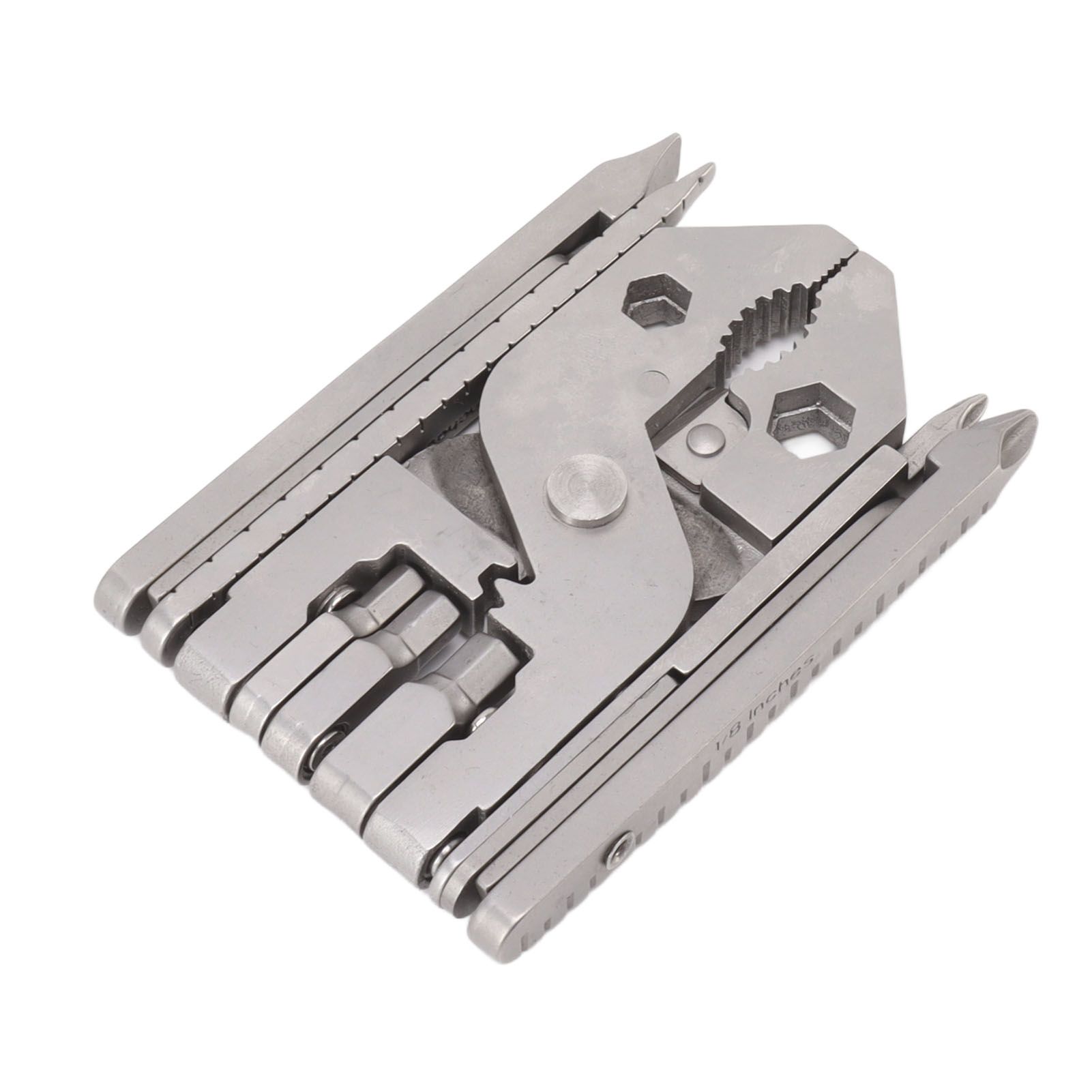 Multitool Pliers Cast Steel Screwdriver Card Needle Wire Stripper Wrench Multi Tool - Image 8