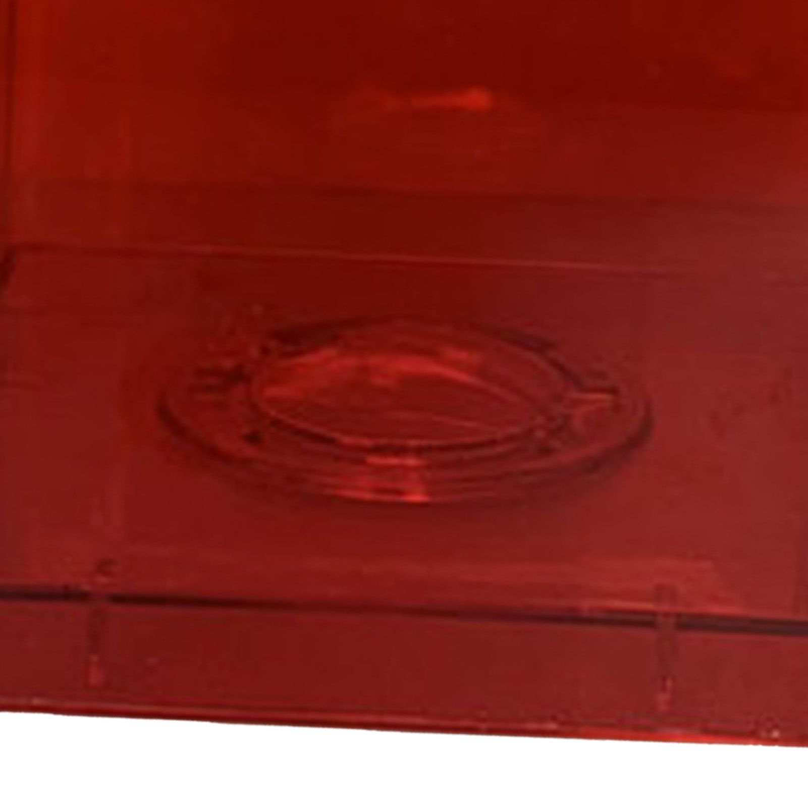 Clear Money Saving Bank Building Block Design Rectangular Transparent Coin Saving Box for Kids Boys Girls Red 8.9x8.9x9.2cm / 3.5x3.5x3.6in - Image 6