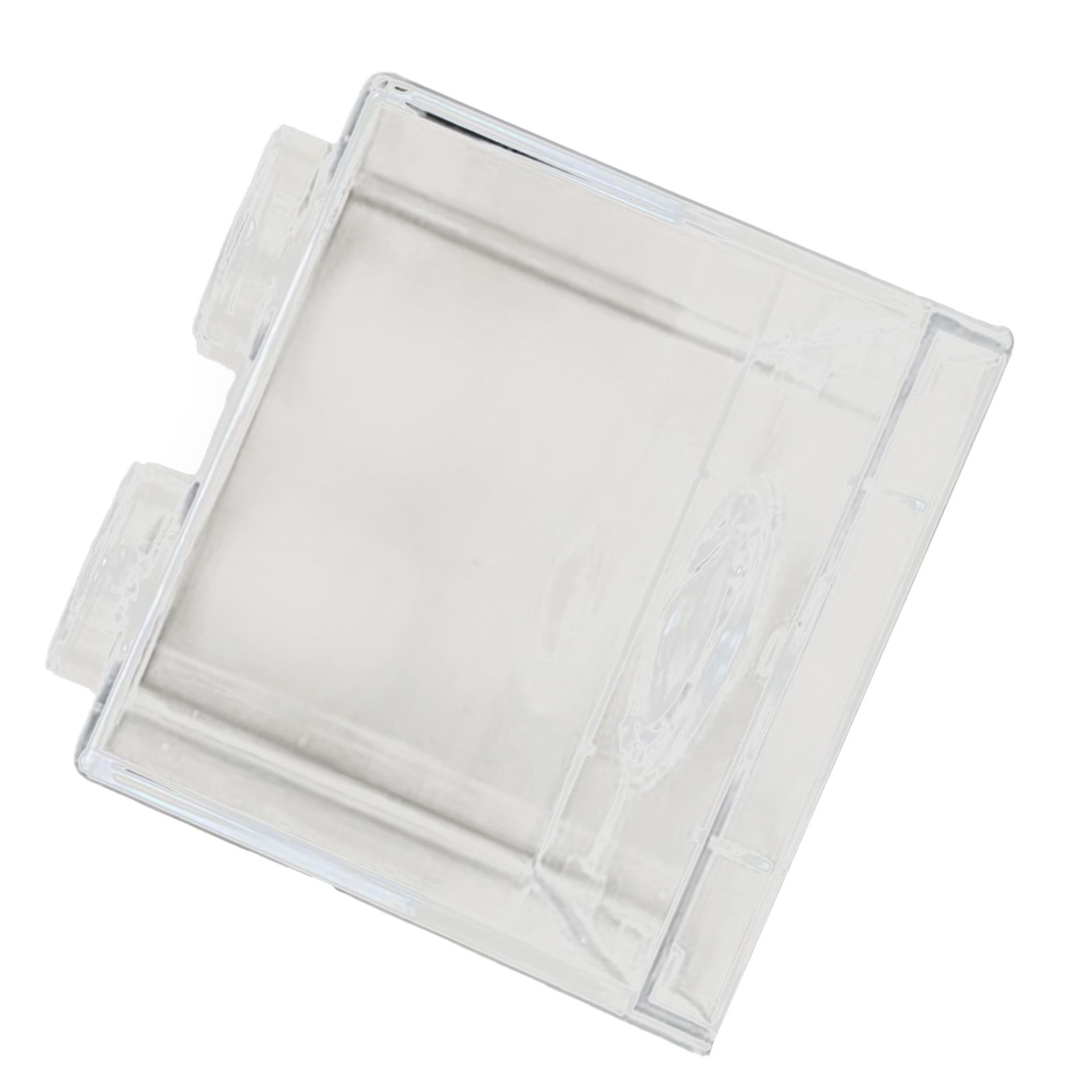 Clear Money Saving Bank Building Block Design Rectangular Transparent Coin Saving Box for Kids Boys Girls White 8.9x8.9x9.2cm / 3.5x3.5x3.6in - Image 6