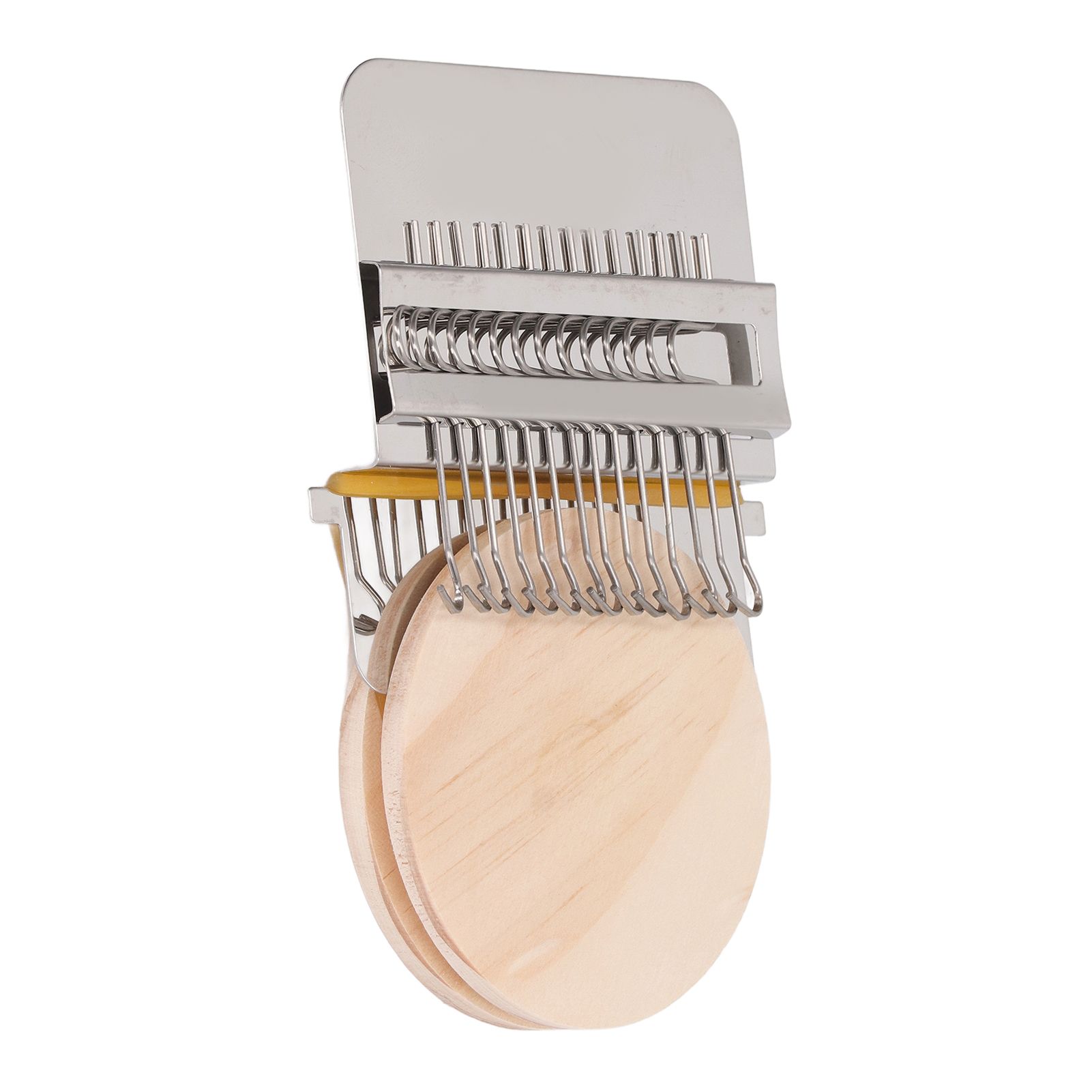 Darning Loom Weave Tool Small Weaving Loom Kit with 14 Hooks 1 Needle for Hand Knitting DIY Crafts - Image 7