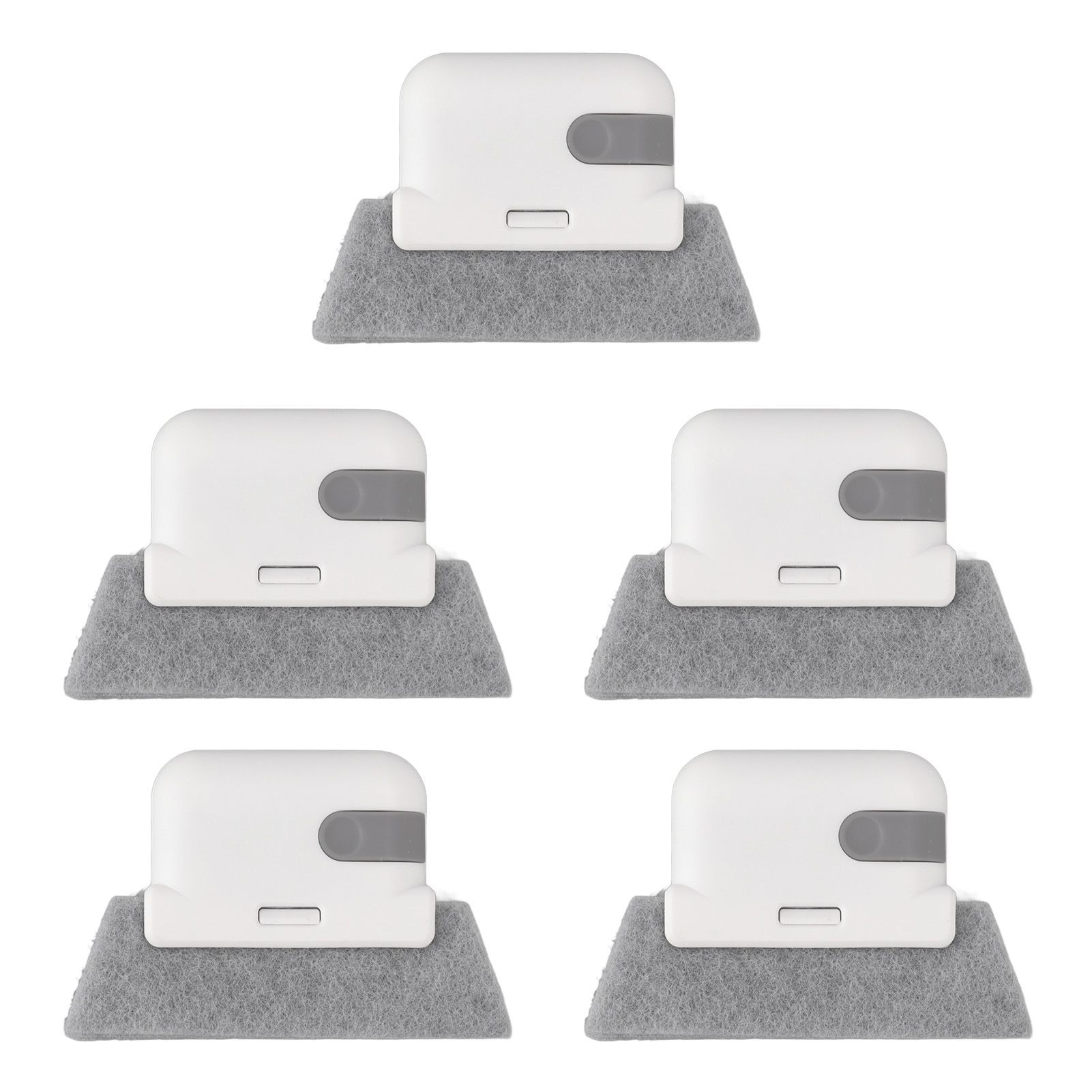 5Pcs Window Track Cleaning Brush Detachable Window Groove Gap Cleaning Brush Tools with Scraper for Window Sliding Door - Image 1