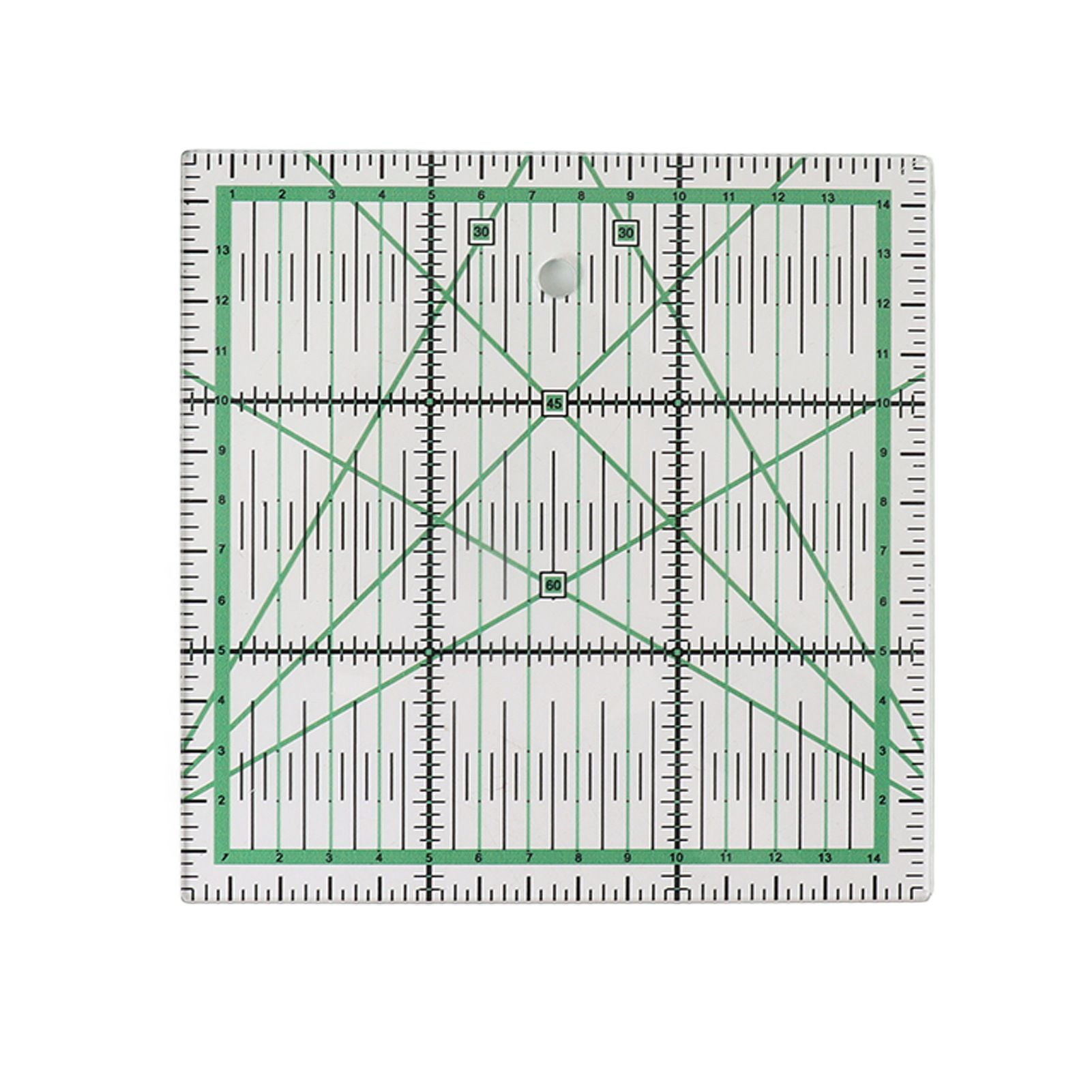 Quilting Ruler Transparent Acrylic DIY Grid Quilt Rulers with Precise Scale for Ironing Sewing Patchwork Measuring - Image 1