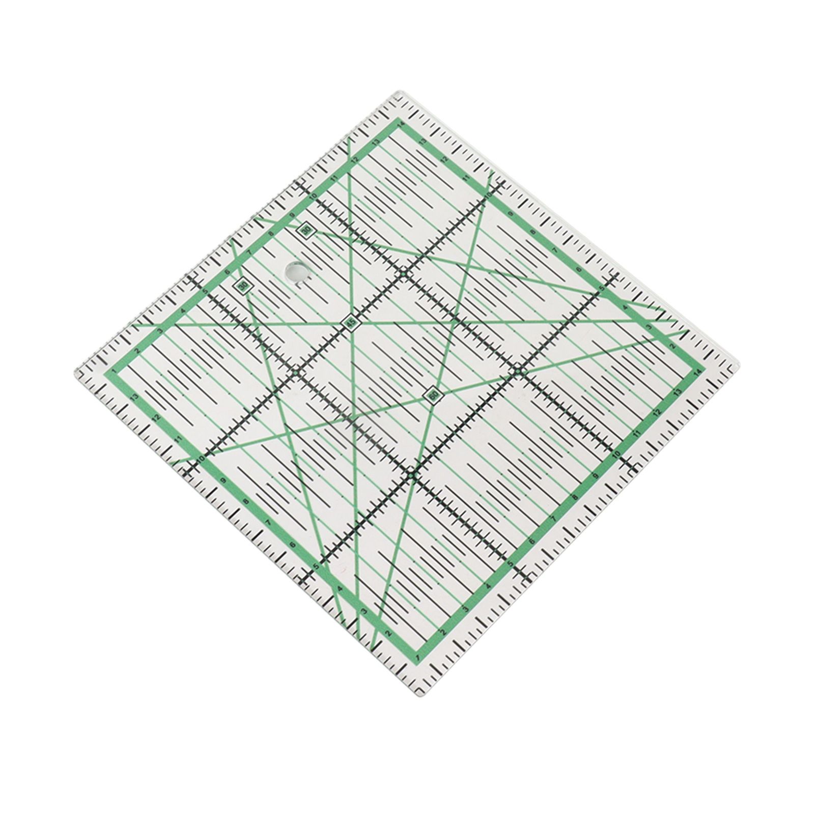Quilting Ruler Transparent Acrylic DIY Grid Quilt Rulers with Precise Scale for Ironing Sewing Patchwork Measuring - Image 2