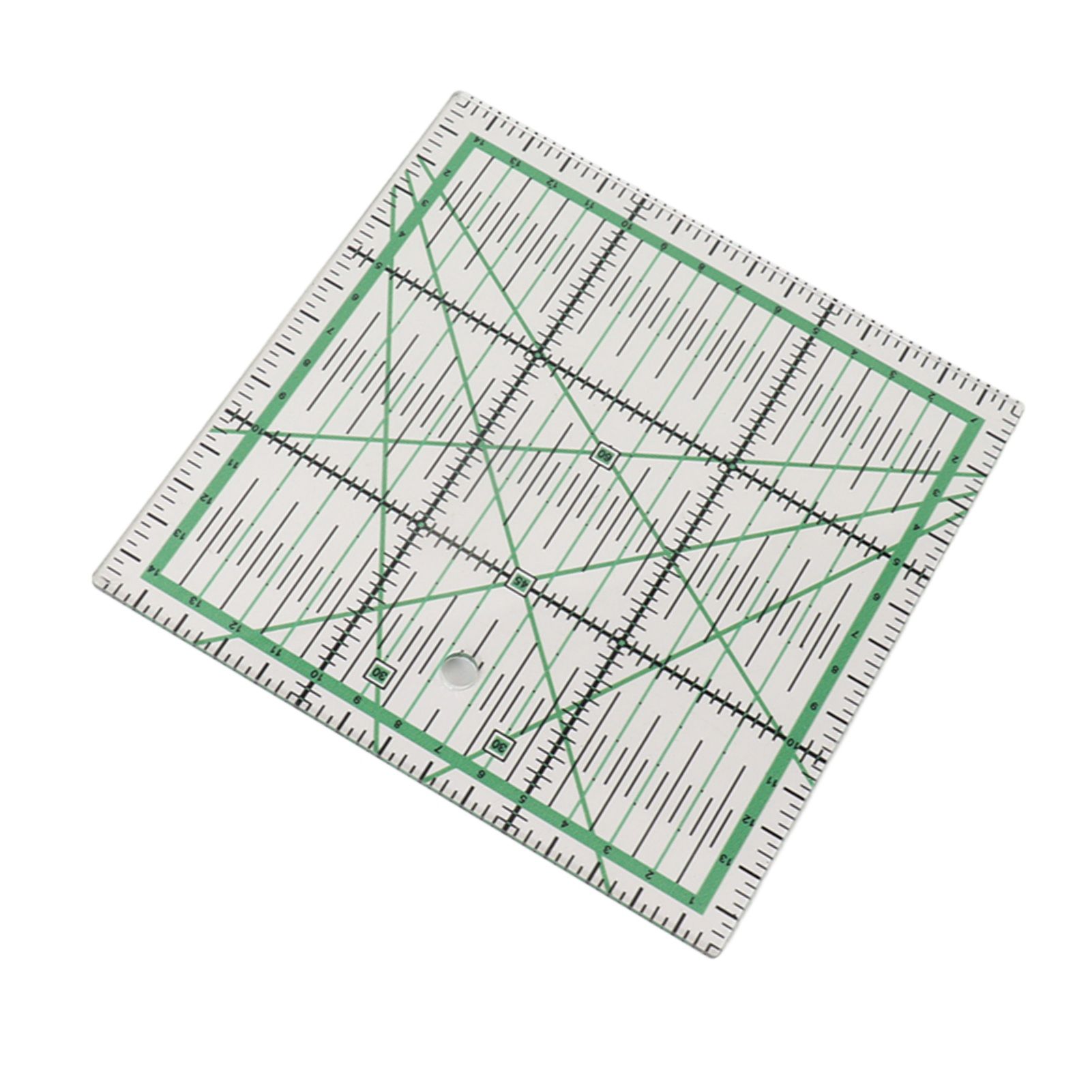 Quilting Ruler Transparent Acrylic DIY Grid Quilt Rulers with Precise Scale for Ironing Sewing Patchwork Measuring - Image 8