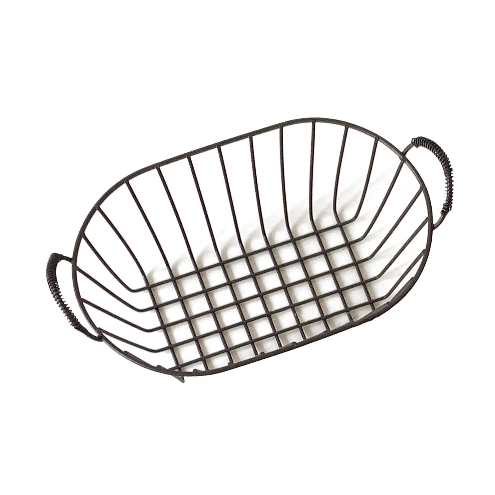 Wire Baskets Iron Handhold Storage Bins for Kitchen Cabinets Pantry Bathroom Laundry Room Refridge Black - Image 2