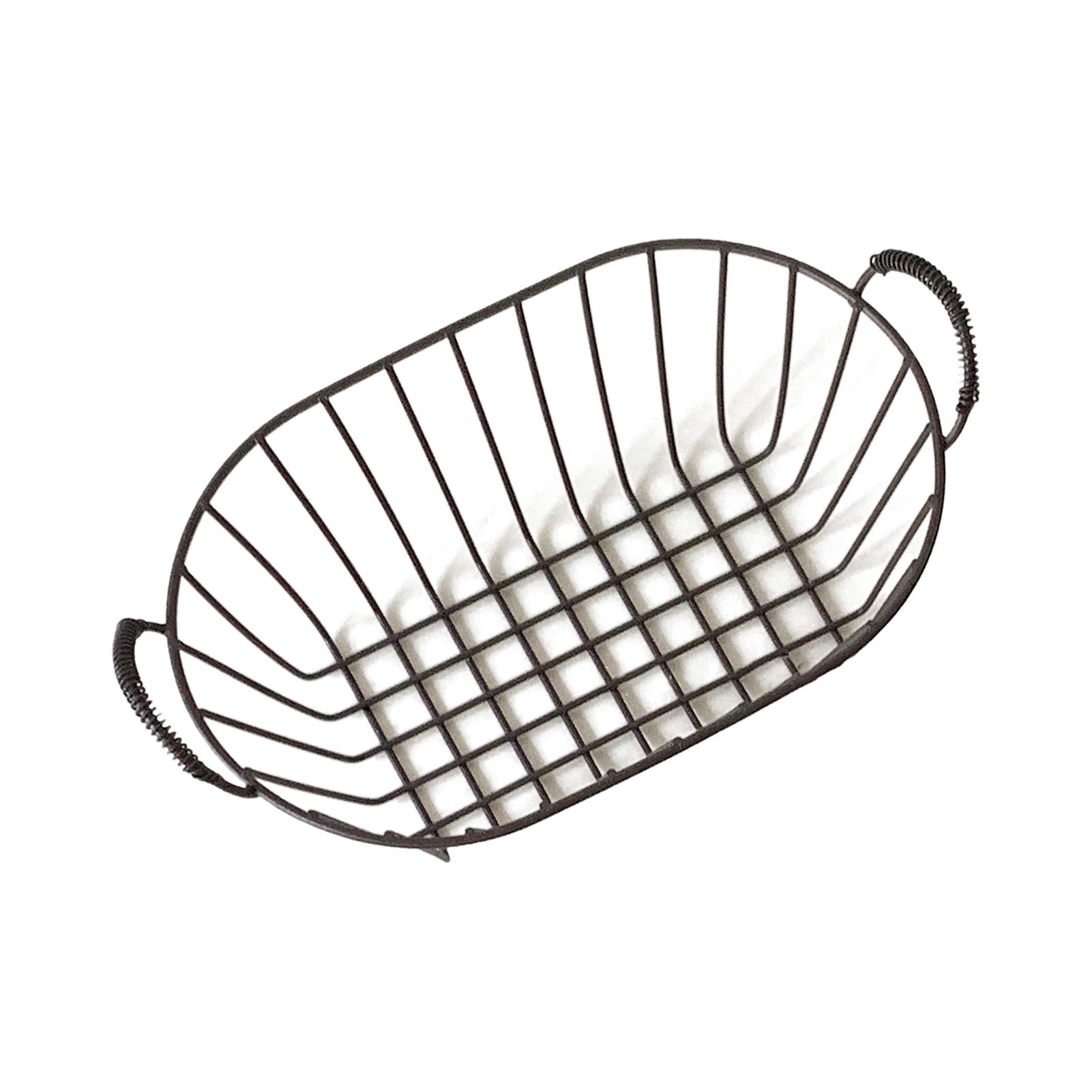 Wire Baskets Iron Handhold Storage Bins for Kitchen Cabinets Pantry Bathroom Laundry Room Refridge Black - Image 3