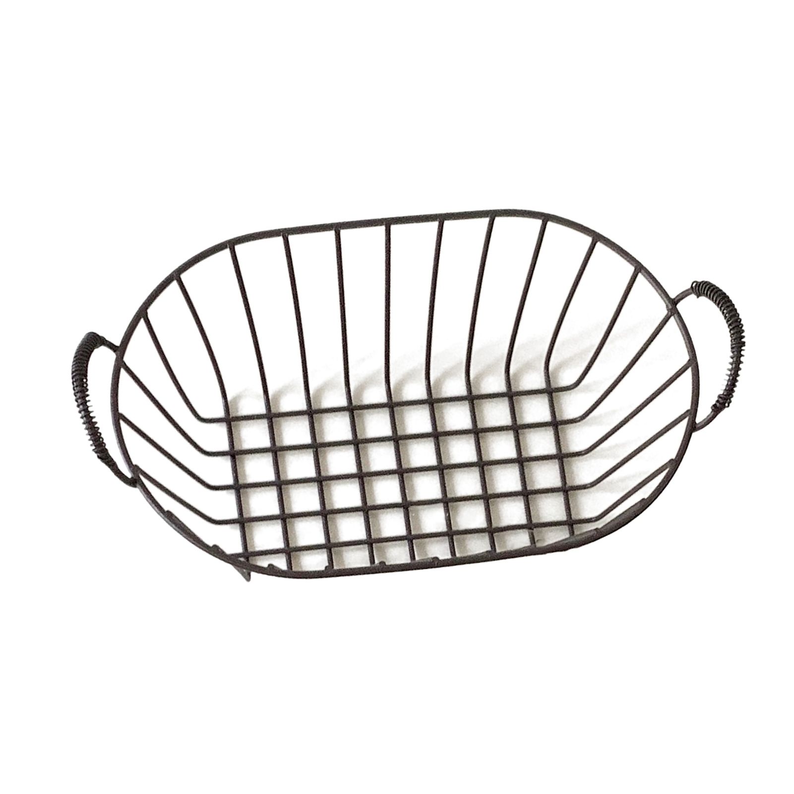 Wire Baskets Iron Handhold Storage Bins for Kitchen Cabinets Pantry Bathroom Laundry Room Refridge Black - Image 4