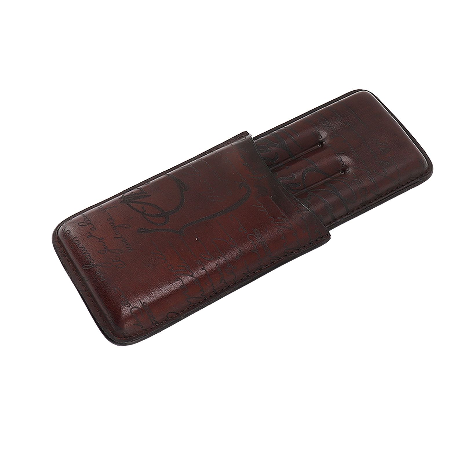 Leather Cigar Holder Travel Portable Soft Touch Elegant Breathable Cigar Case for Gift Giving - Image 4