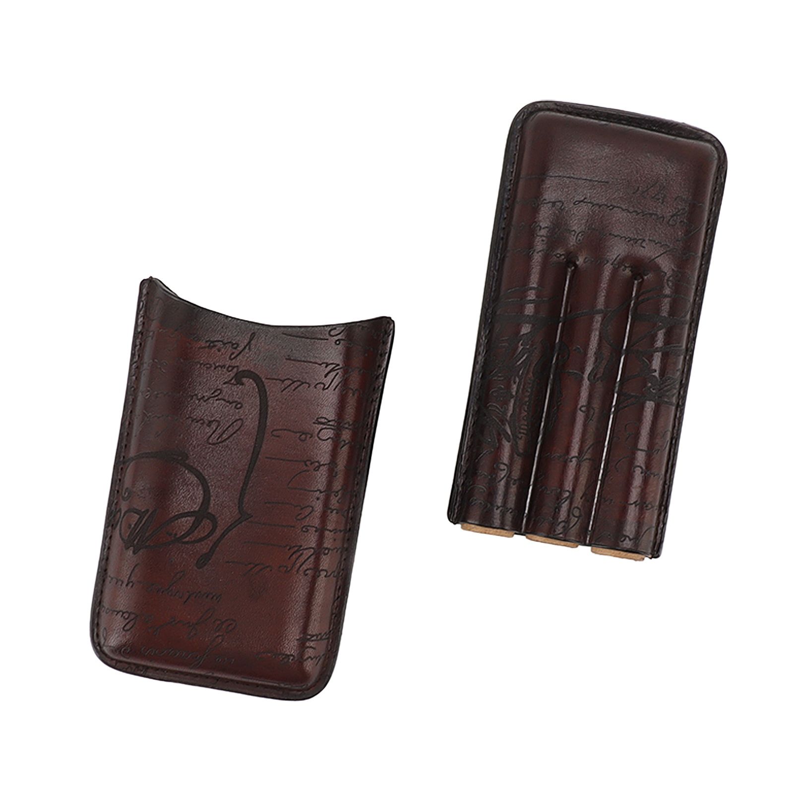 Leather Cigar Holder Travel Portable Soft Touch Elegant Breathable Cigar Case for Gift Giving - Image 7