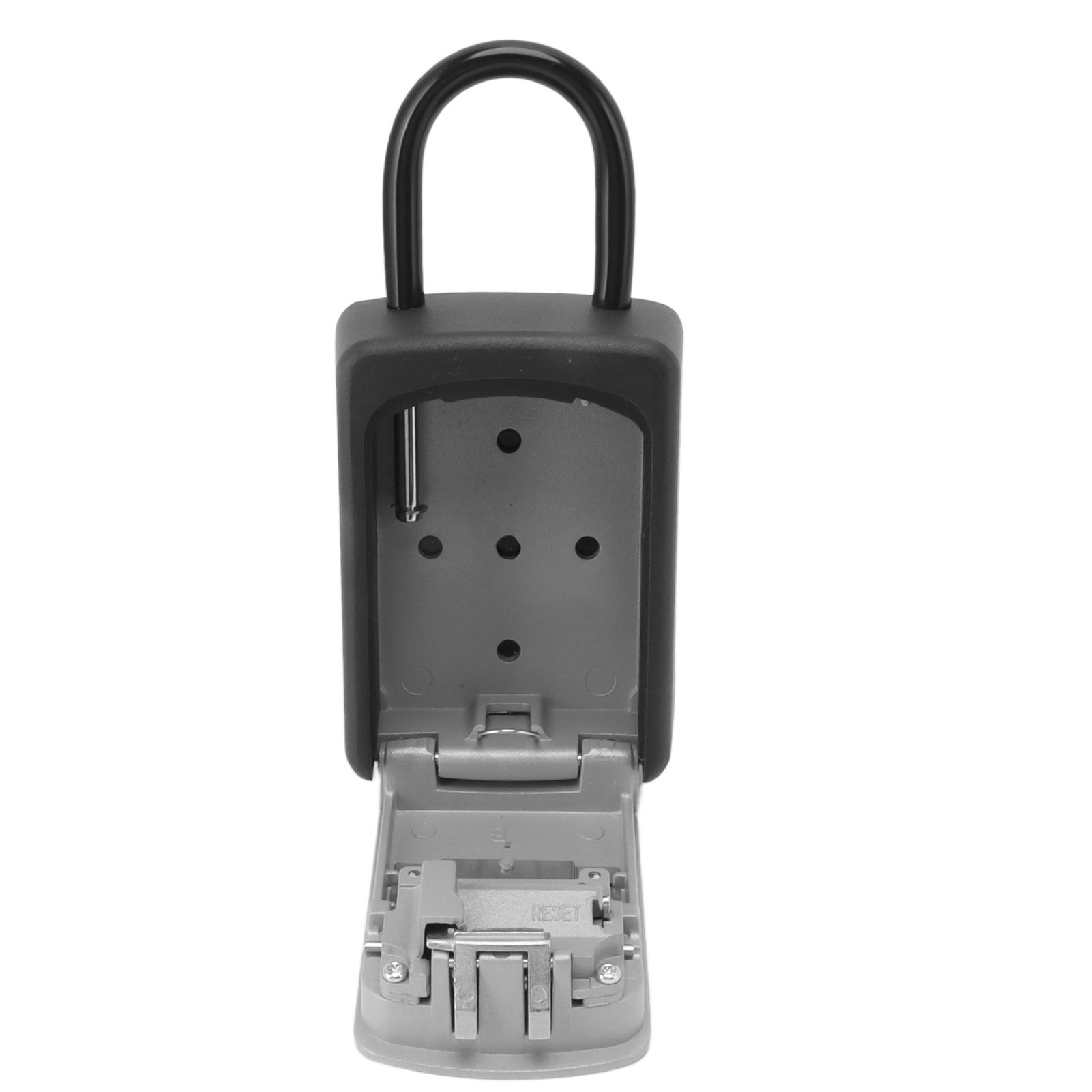 Key Lock Box Large Capacity Wall Mounted Resettable 4 Digit Key Storage Security Lockbox for House Keys - Image 3