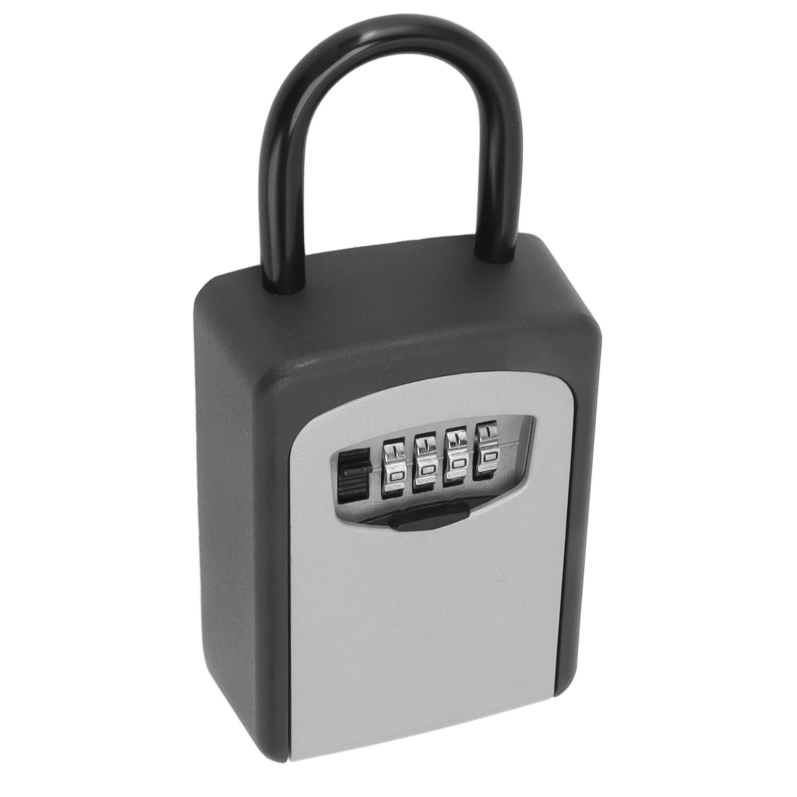 Key Lock Box Large Capacity Wall Mounted Resettable 4 Digit Key Storage Security Lockbox for House Keys - Image 4