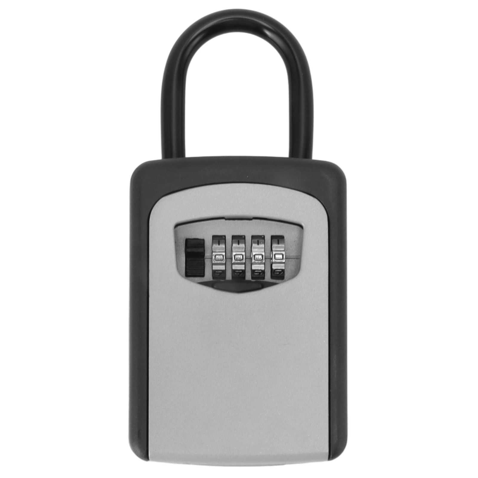 Key Lock Box Large Capacity Wall Mounted Resettable 4 Digit Key Storage Security Lockbox for House Keys - Image 7