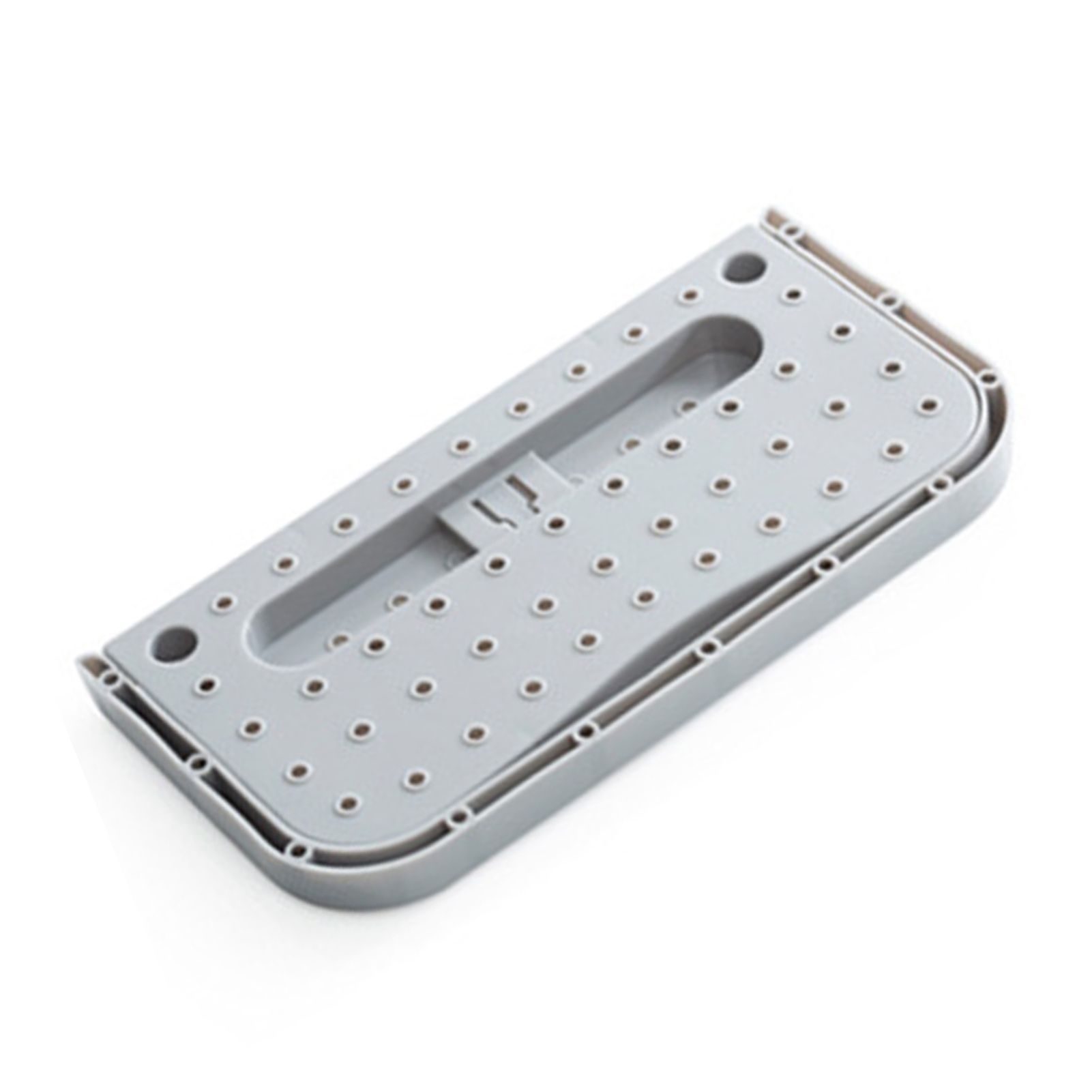 Wall Mounted Shoes Rack Adhesive Foldable Space Saving PP Door Shoe Hanger for Bathroom Grey Free Size - Image 5