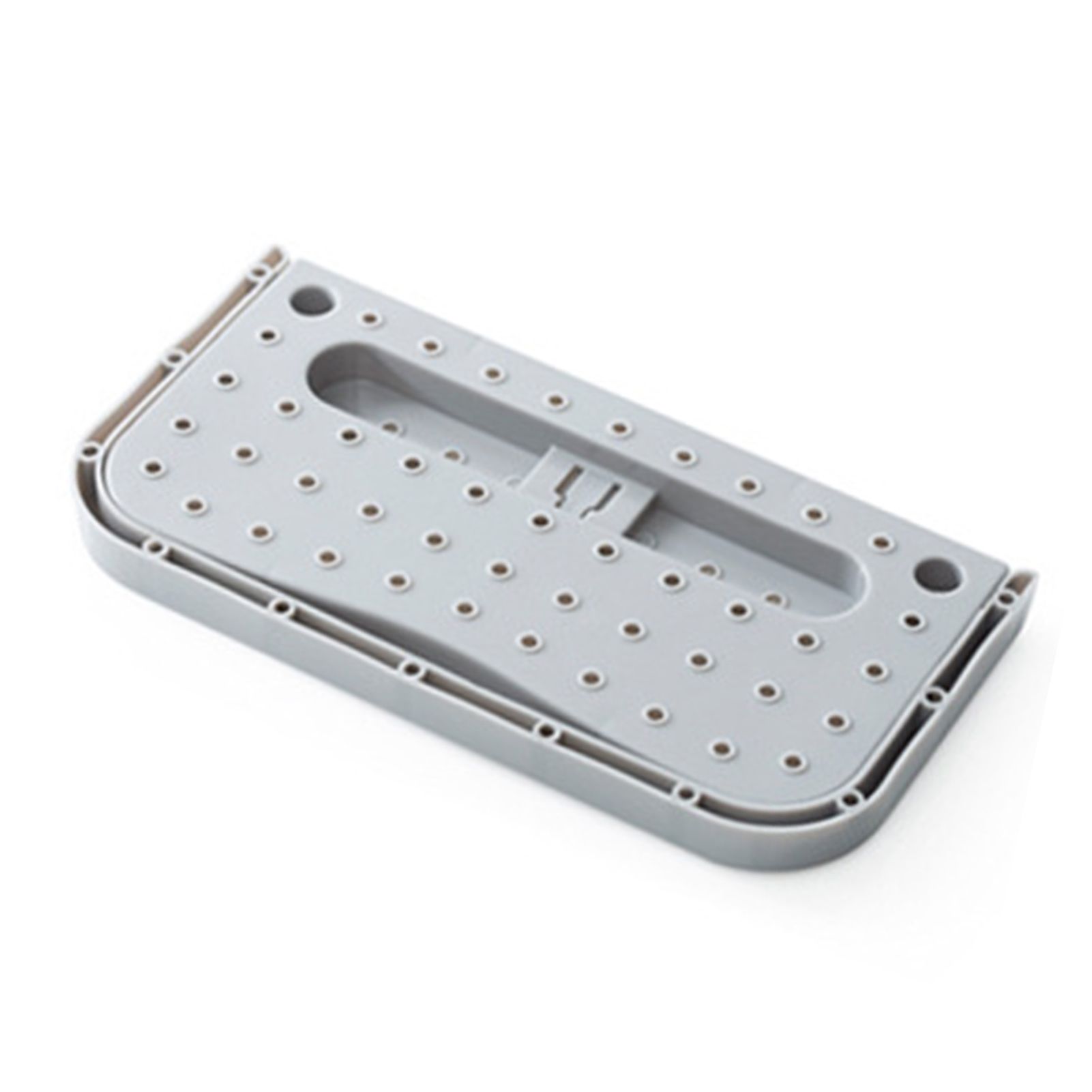 Wall Mounted Shoes Rack Adhesive Foldable Space Saving PP Door Shoe Hanger for Bathroom Grey Free Size - Image 6