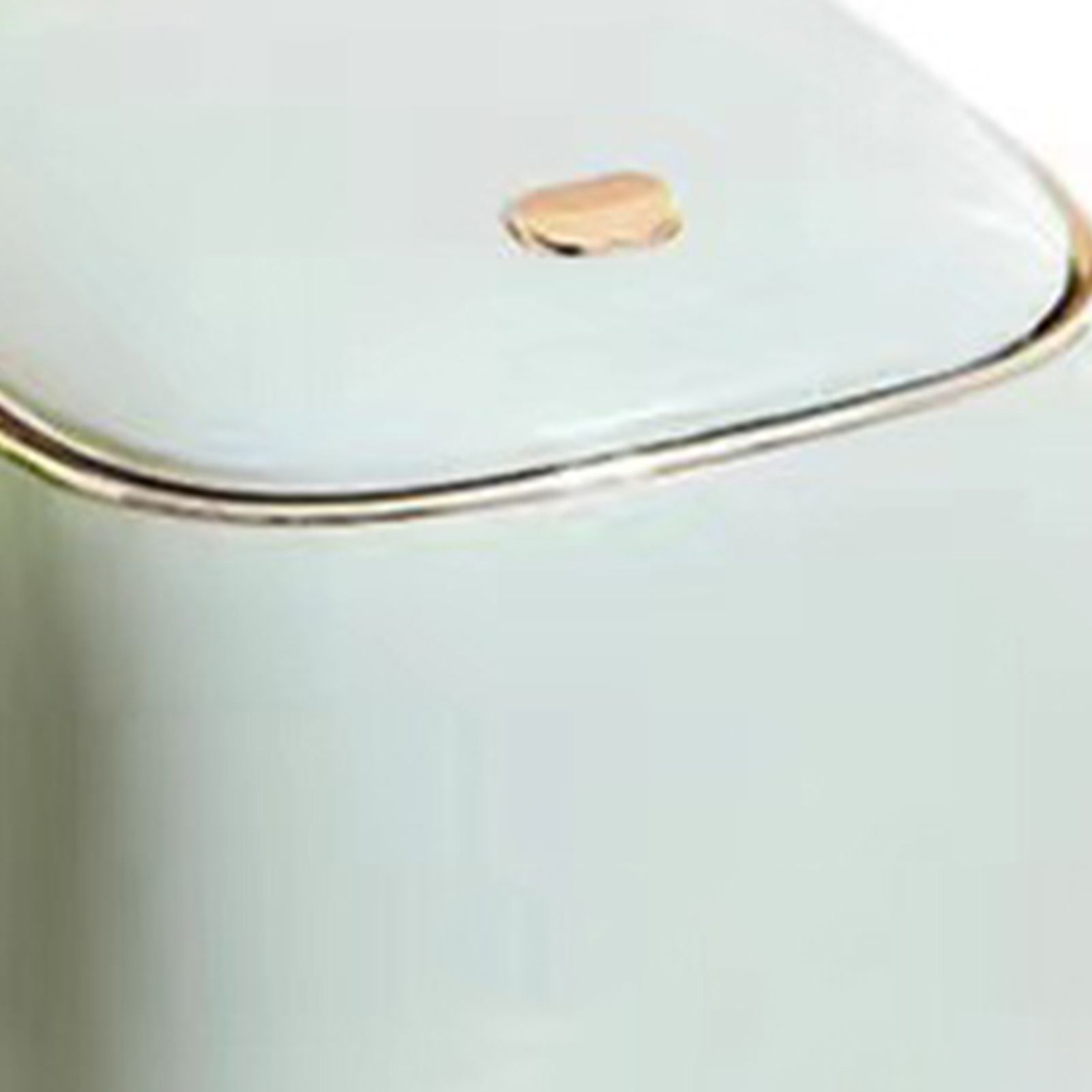 Push Type Desktop Trash Bin with Lid Fashionable Double Layer Large Opening Garbage Container for Living Room Light Green - Image 8