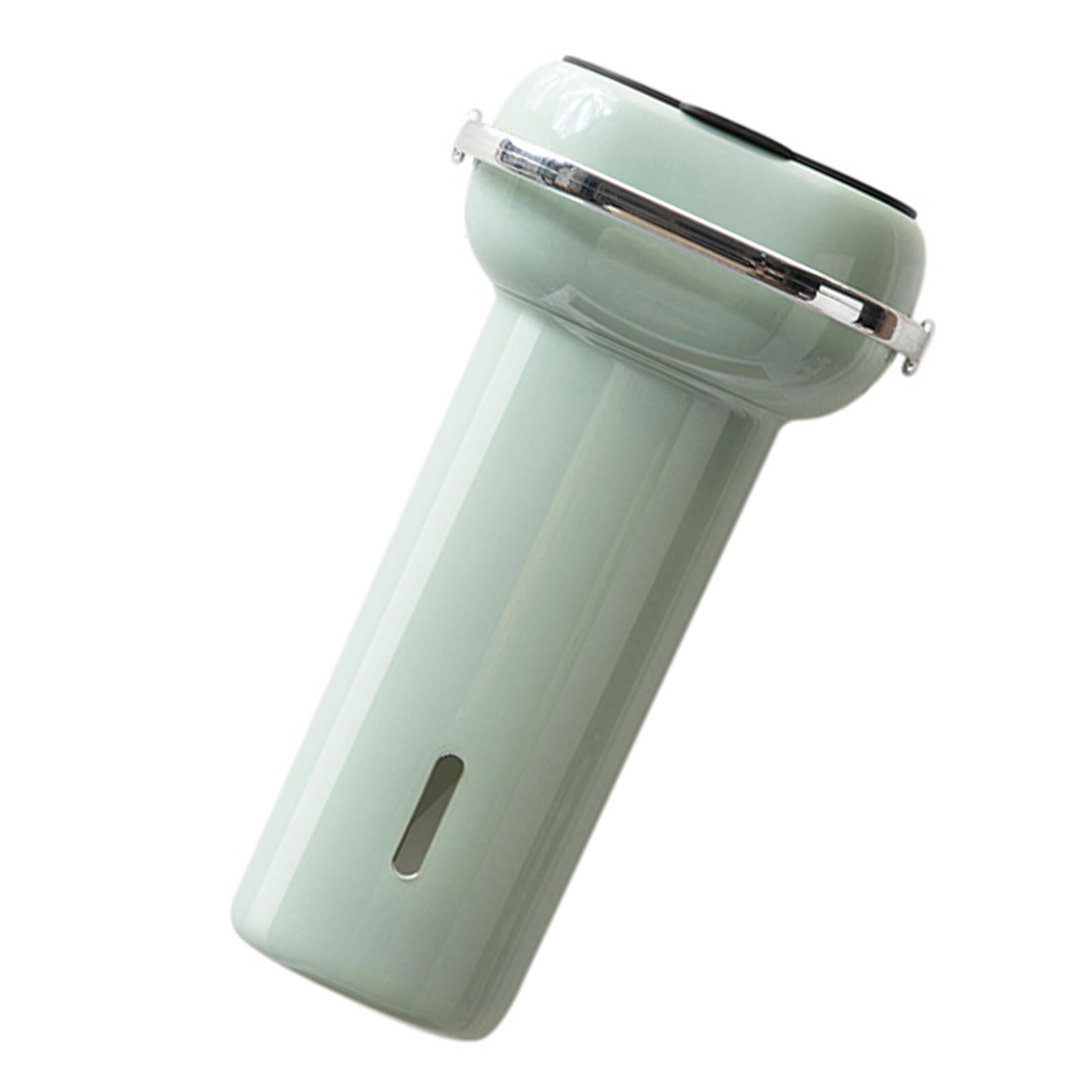 Paper Cup Dispenser Wall Mounted Multifunctional Large Capacity Universal Pull Type Cup Holder with Portable Handle Green - Image 3