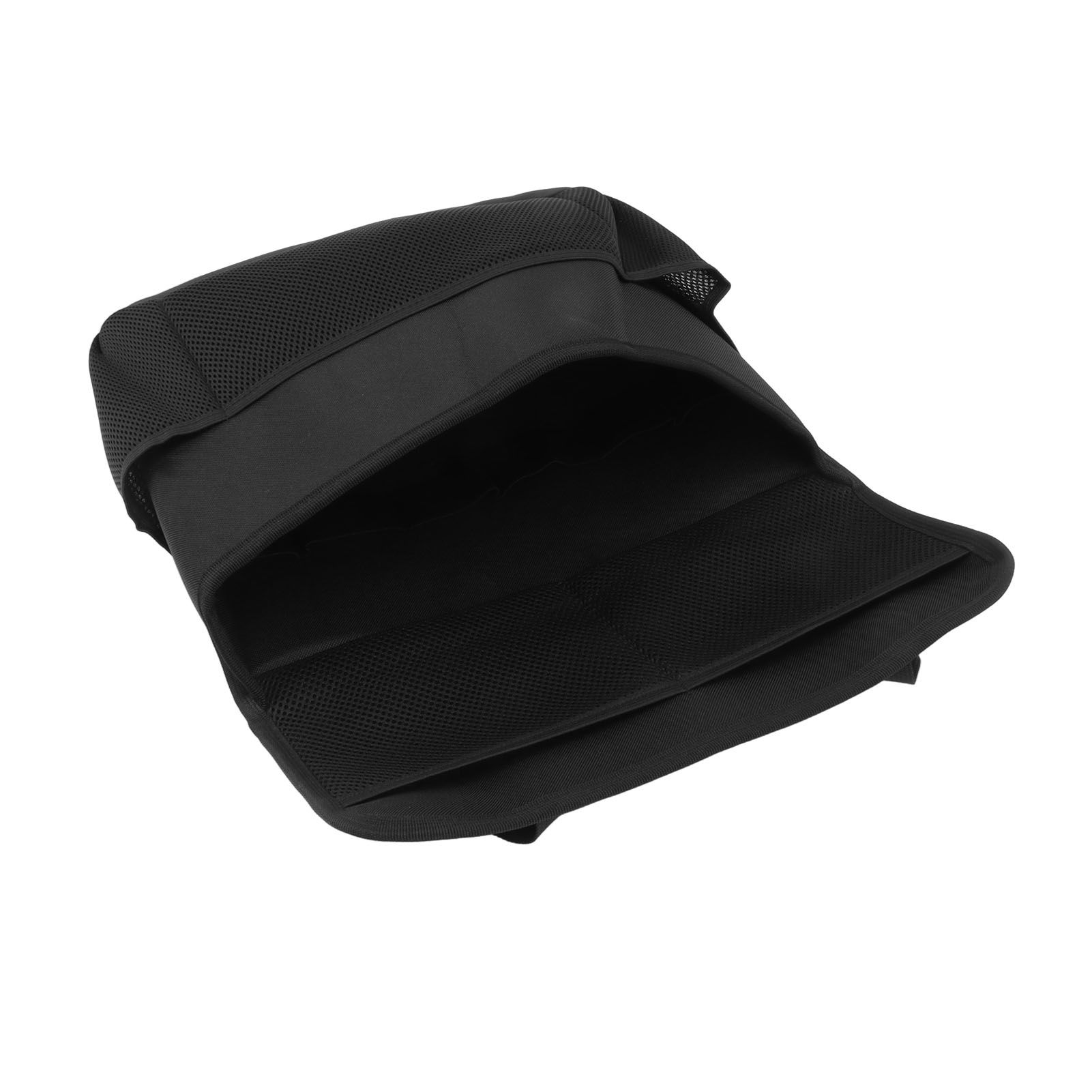 Car Back Seat Storage Bag with Strap Oxford Cloth PU Leather Muti Pocket Auto Backseat Holder - Image 2