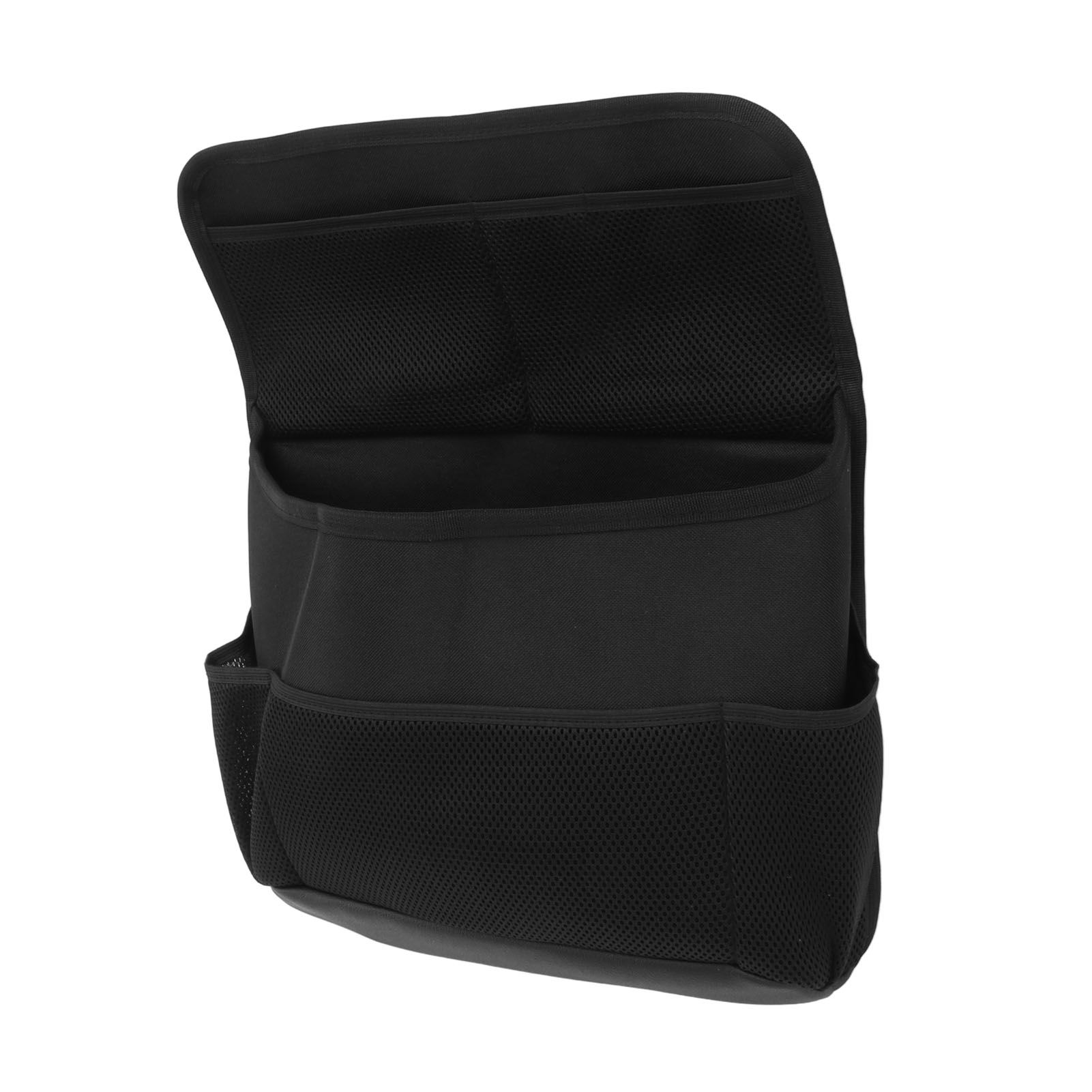 Car Back Seat Storage Bag with Strap Oxford Cloth PU Leather Muti Pocket Auto Backseat Holder - Image 3