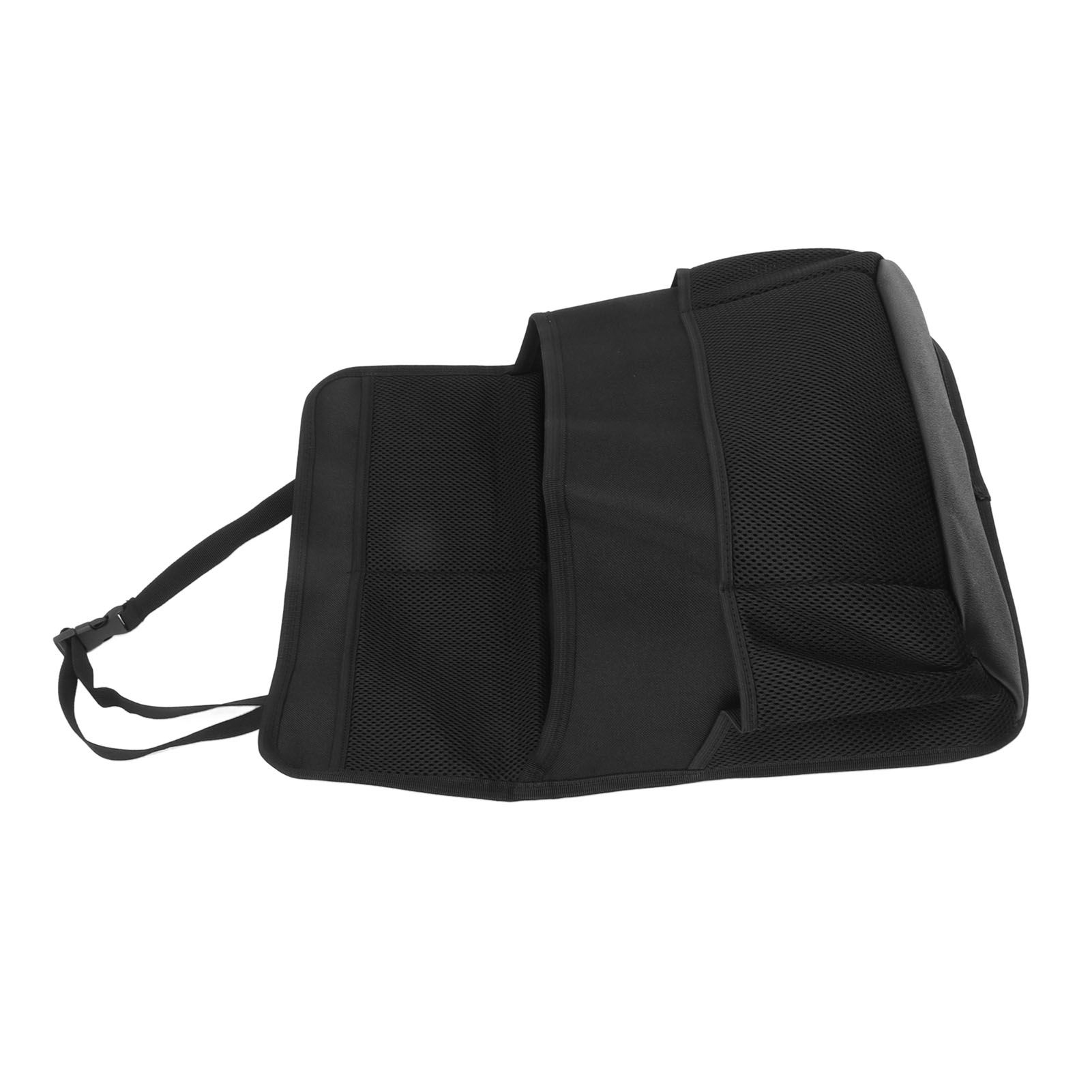 Car Back Seat Storage Bag with Strap Oxford Cloth PU Leather Muti Pocket Auto Backseat Holder - Image 8