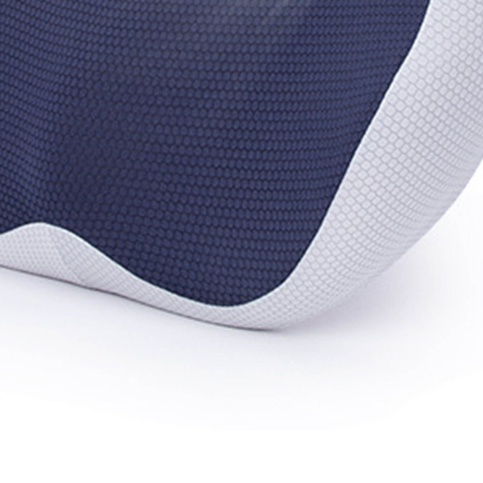 Seating Cushion Soft Comfortable Breathable Buckle Curved Chair Cushion for Office Working Dark Blue 48x39x14cm/18.9x15.4x5.5in(Approx.) - Image 8