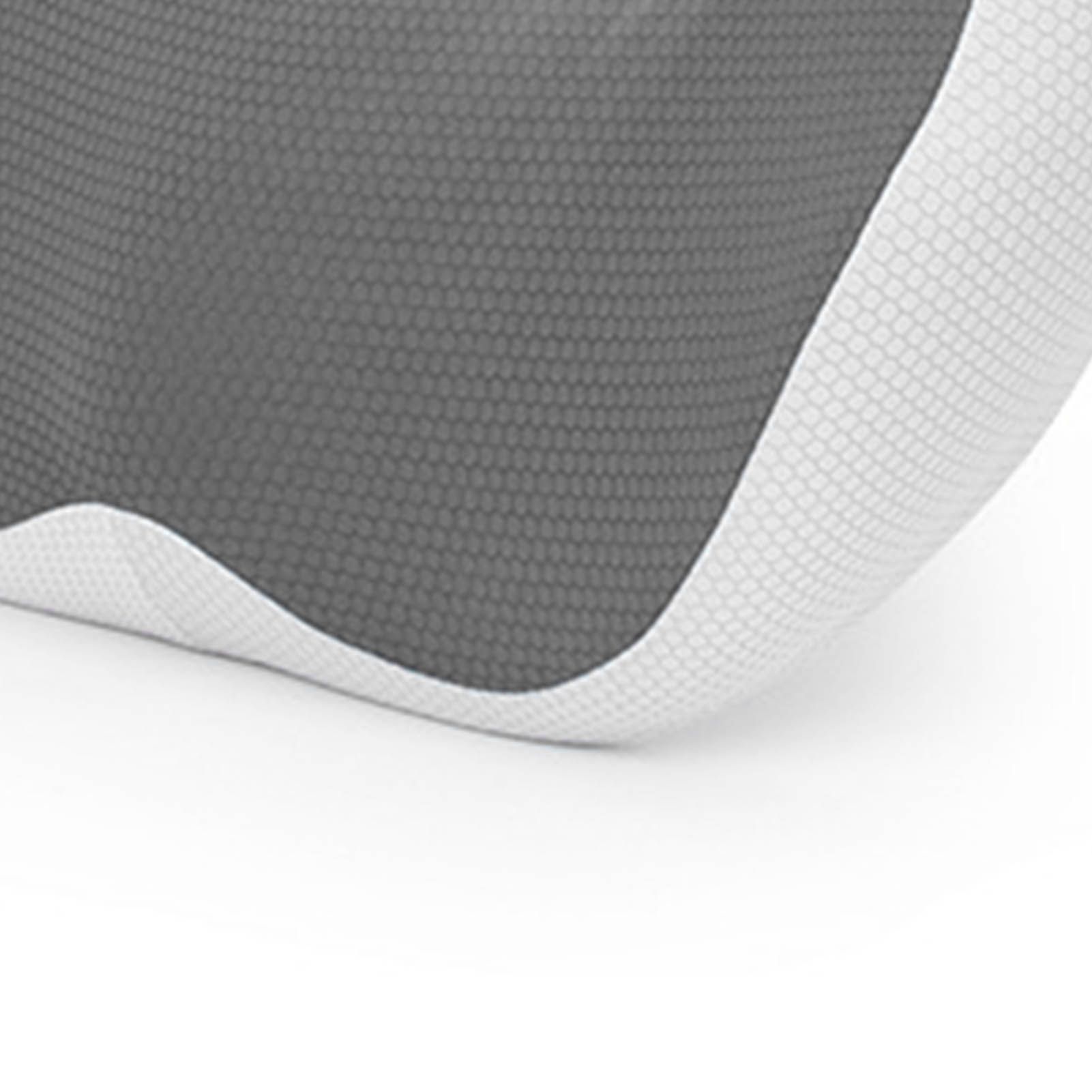 Seating Cushion Soft Comfortable Breathable Buckle Curved Chair Cushion for Office Working Dark Gray 48x39x14cm/18.9x15.4x5.5in(Approx.) - Image 8