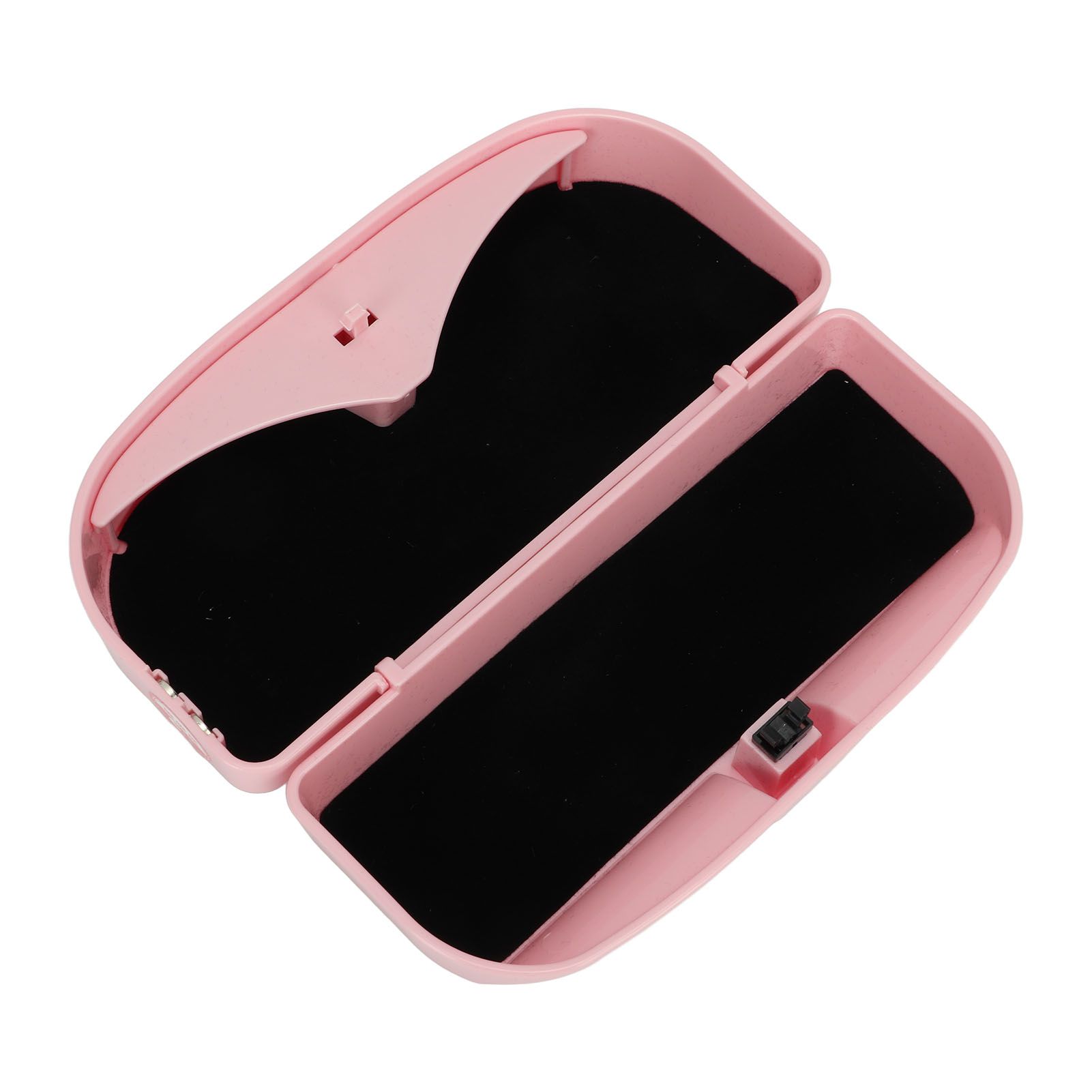 Multifunctional Car Glasses Holder Case Car Sun Visor Sunglasses Case Holder Eye Glasses Organizer Box With Clip Pink - Image 8