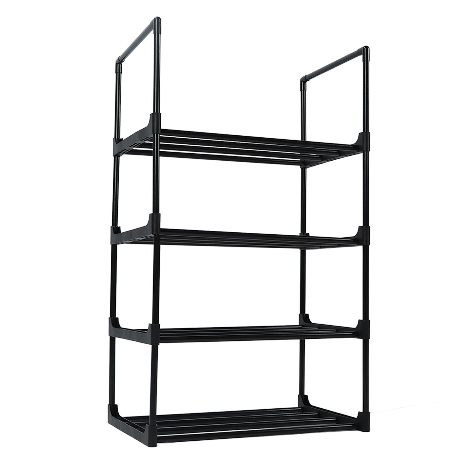 Shoe Rack Multifunctional Multilayer Large Capacity Shoe Shelf for Closet Hallway Bedroom Entryway 1 Column 4 Layers - Image 4