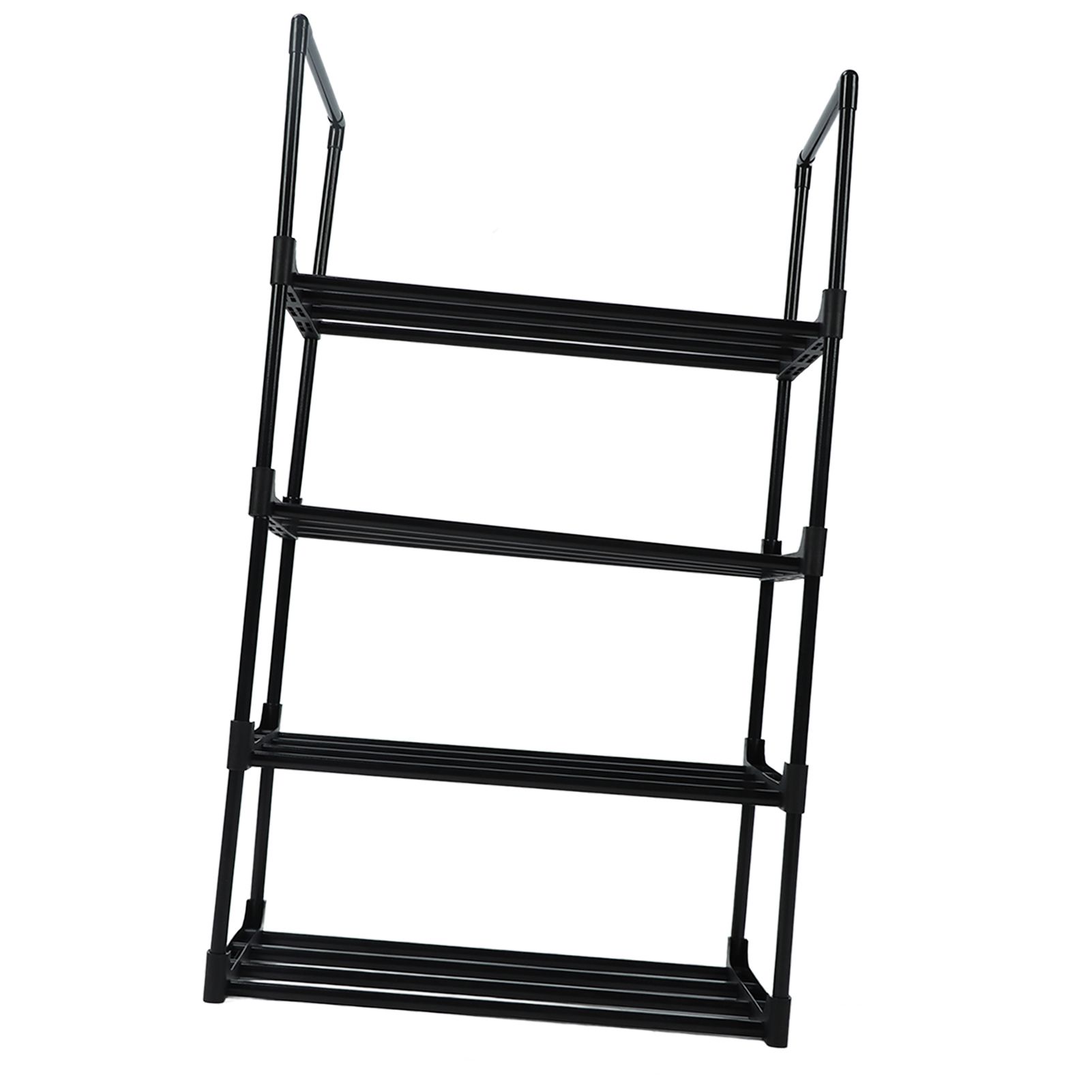 Shoe Rack Multifunctional Multilayer Large Capacity Shoe Shelf for Closet Hallway Bedroom Entryway 1 Column 4 Layers - Image 6