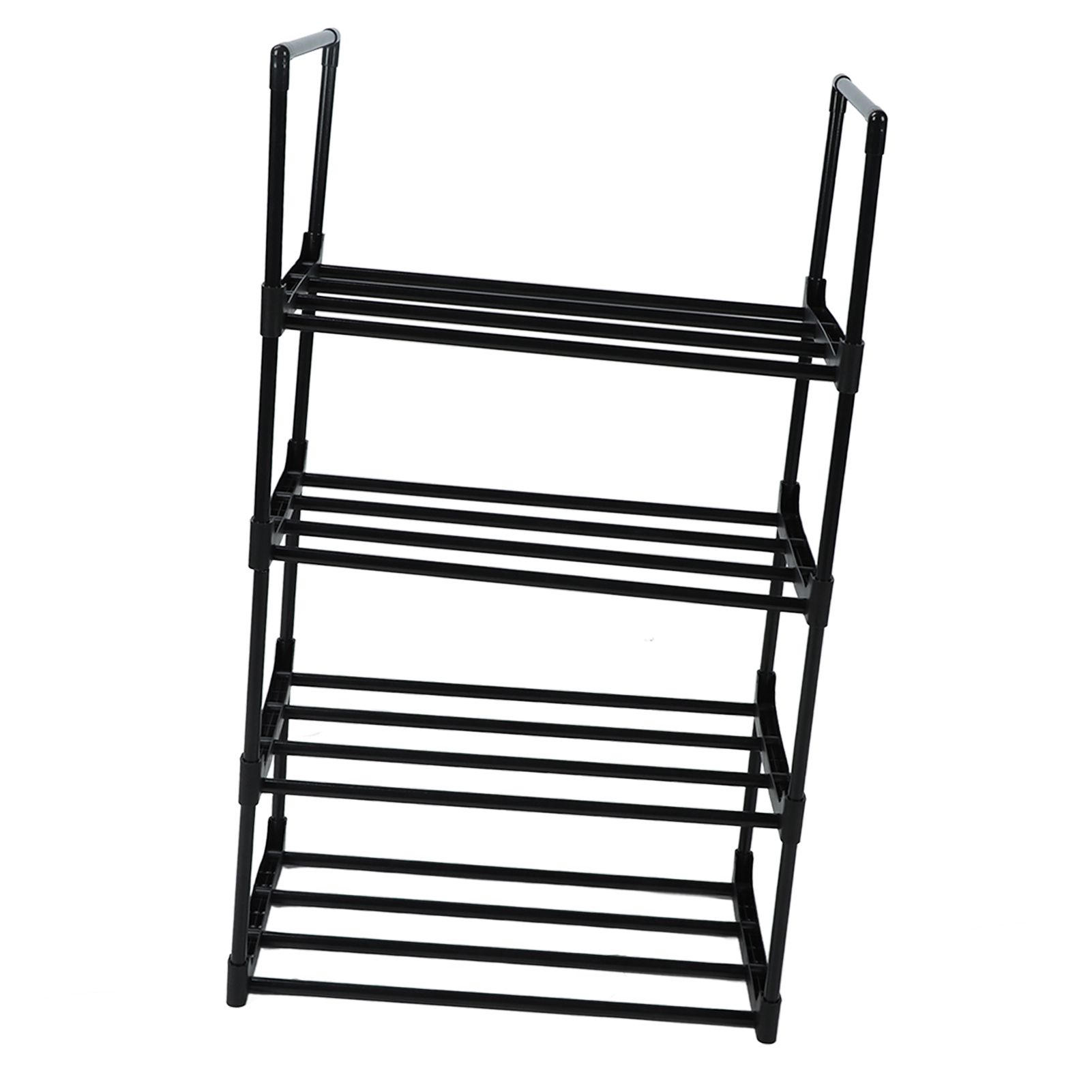 Shoe Rack Multifunctional Multilayer Large Capacity Shoe Shelf for Closet Hallway Bedroom Entryway 1 Column 4 Layers - Image 7