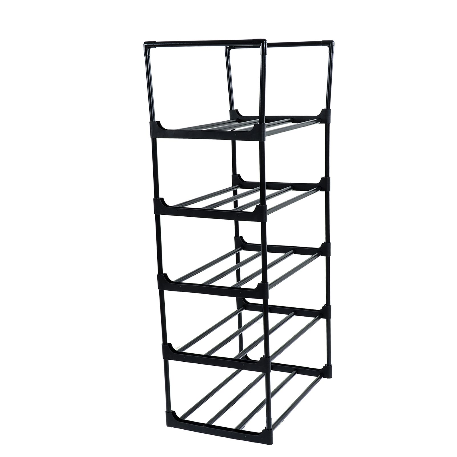 Shoe Rack Multifunctional Multilayer Large Capacity Shoe Shelf for Closet Hallway Bedroom Entryway 1 Column 5 Layers - Image 5