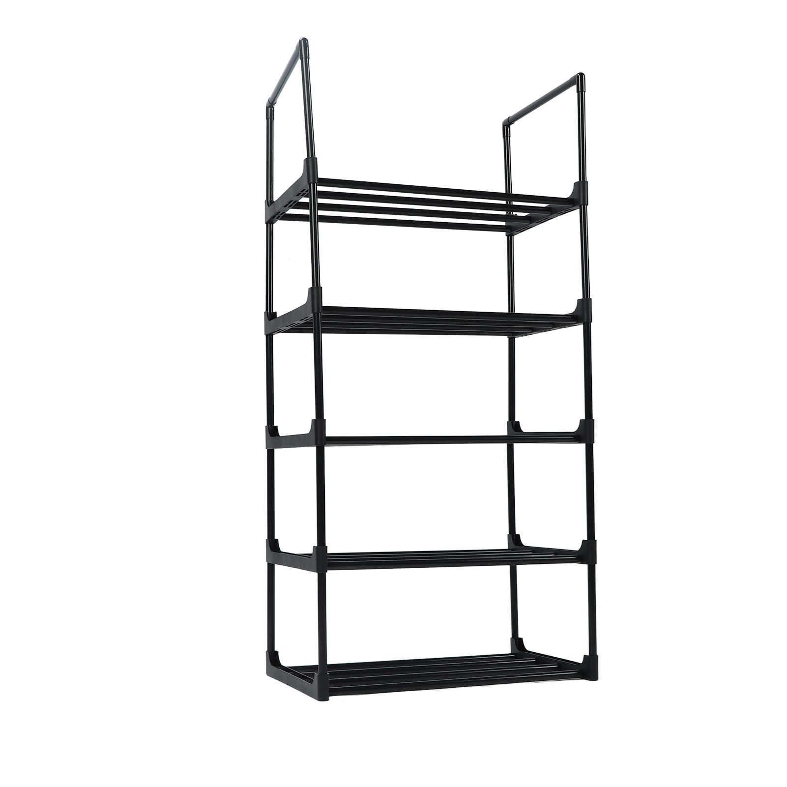 Shoe Rack Multifunctional Multilayer Large Capacity Shoe Shelf for Closet Hallway Bedroom Entryway 1 Column 5 Layers - Image 6