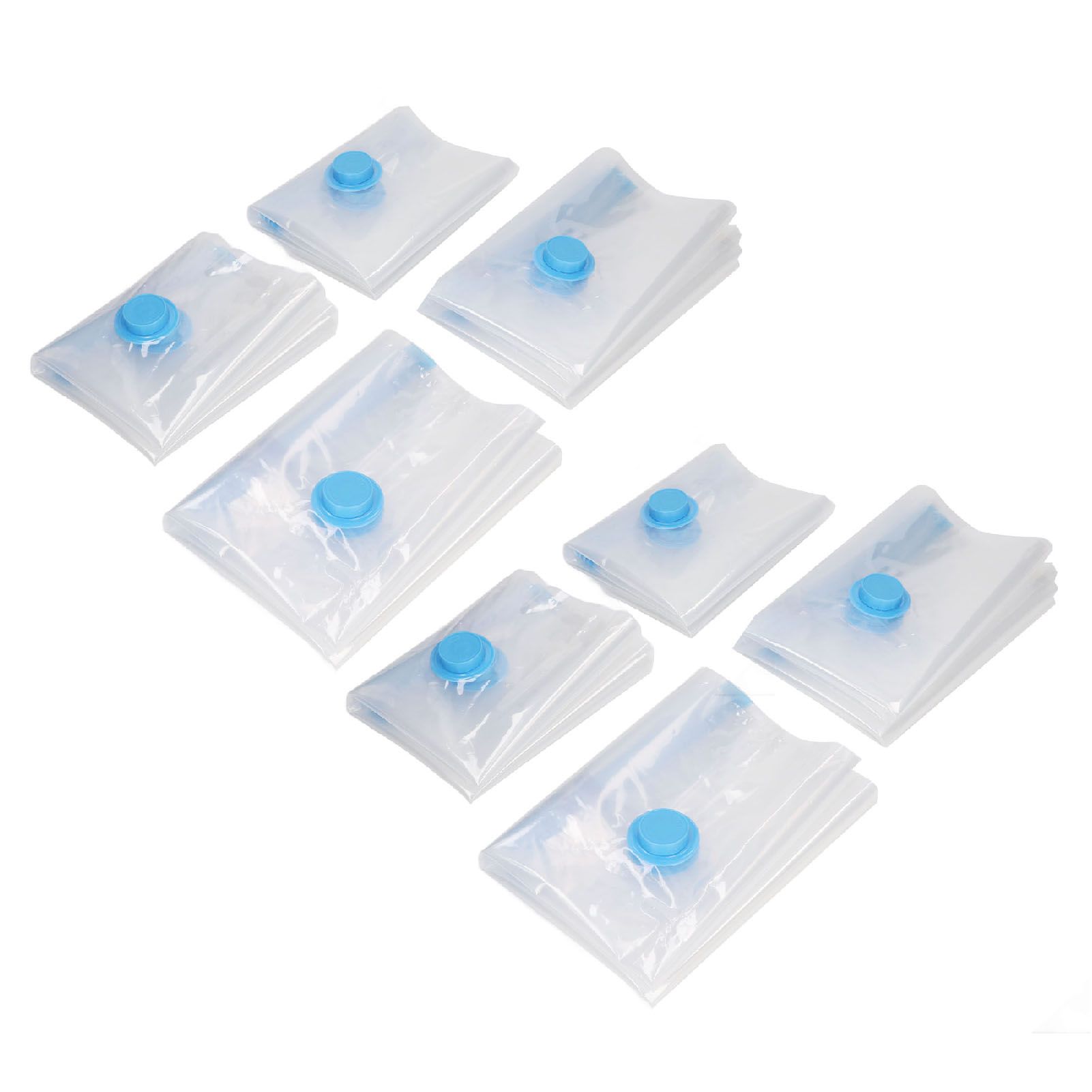 8Pcs Vacuum Compression Bag with 1 Manual Vacuum Air Pump Vacuum Compression Bag Kit - Image 8