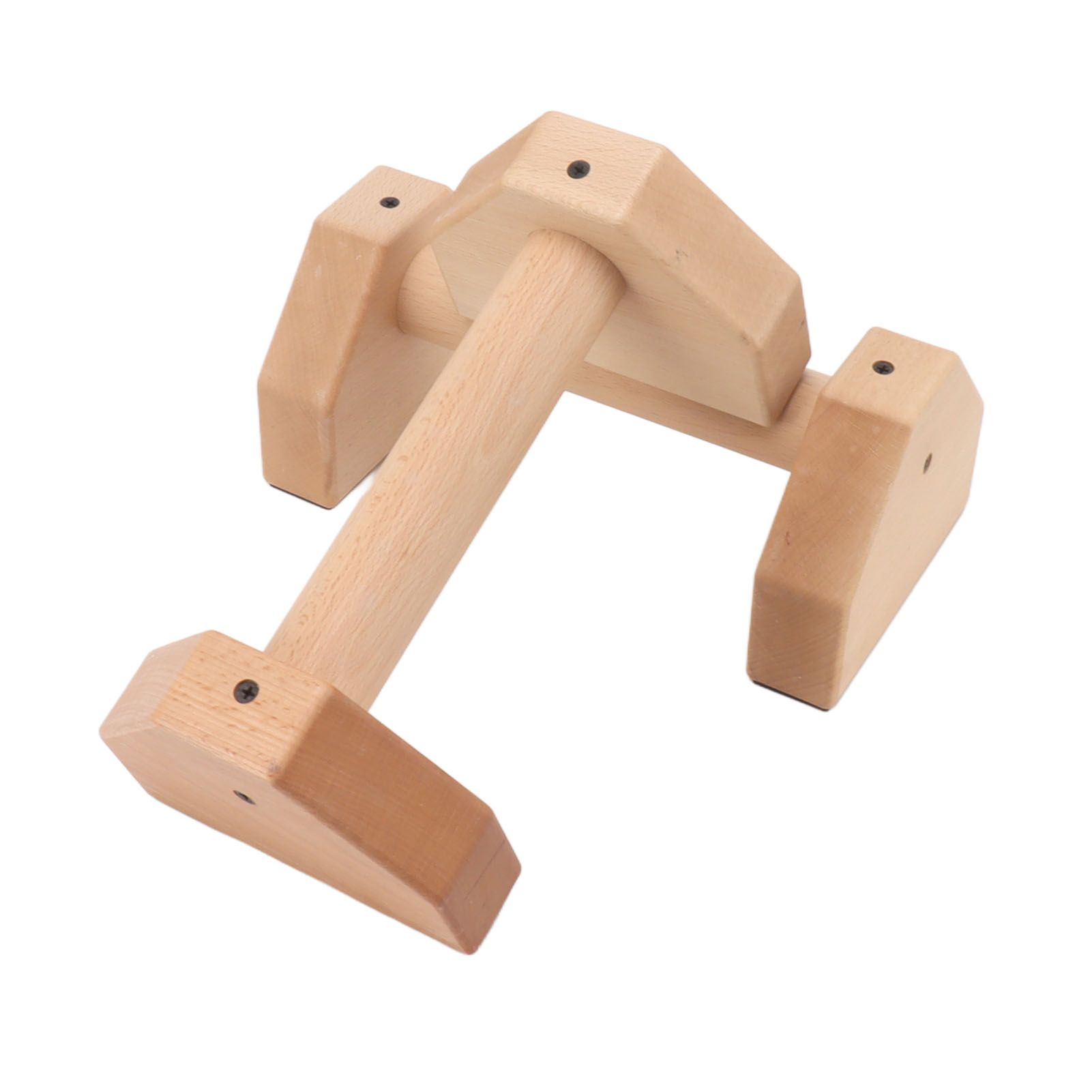 2pcs Wooden Push Up Handles Anti Slip Pushup Bar Handstand Parallettes Bars for Indoor Outdoor 30cm / 11.8in - Image 3