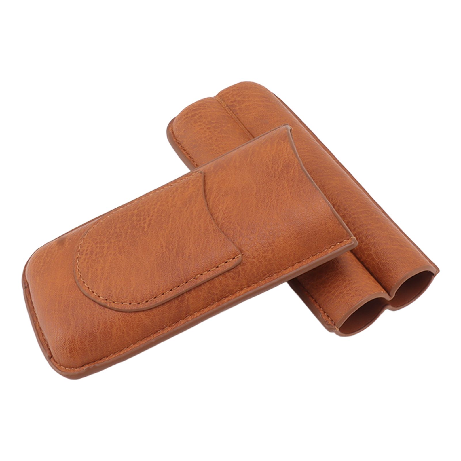 Cigar Carrying Case Portable Leather Small Cigar Humidor Case Holder for Birthday Gift - Image 1