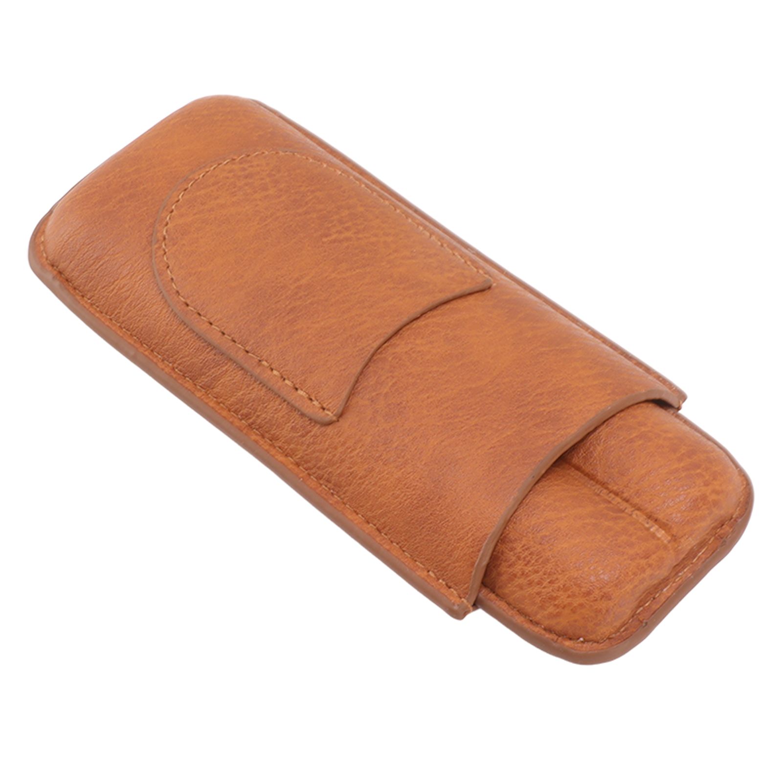 Cigar Carrying Case Portable Leather Small Cigar Humidor Case Holder for Birthday Gift - Image 2