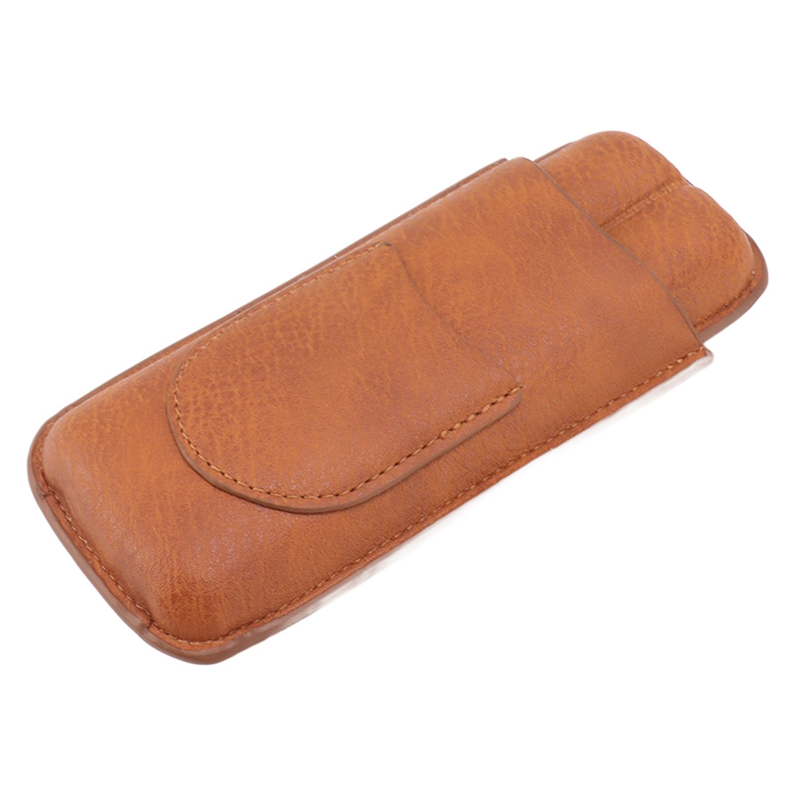 Cigar Carrying Case Portable Leather Small Cigar Humidor Case Holder for Birthday Gift - Image 3
