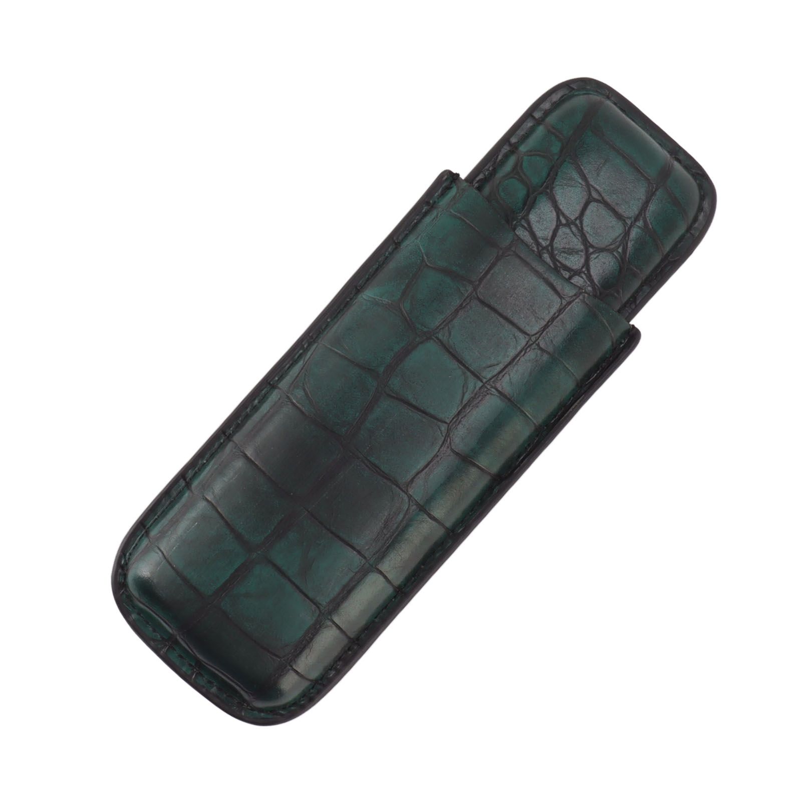 2 Finger Cigar Case Waterproof Portable Artificial Leather Cigar Case Box for Men Office Business - Image 8