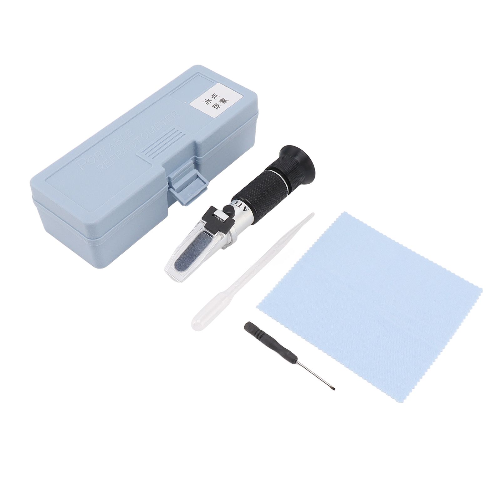 Antifreeze Refractometer with ATC Function Propylene Glycol Ethylene Glycol Wiper Fluid Car Urea Freezing Point Detector - Image 1