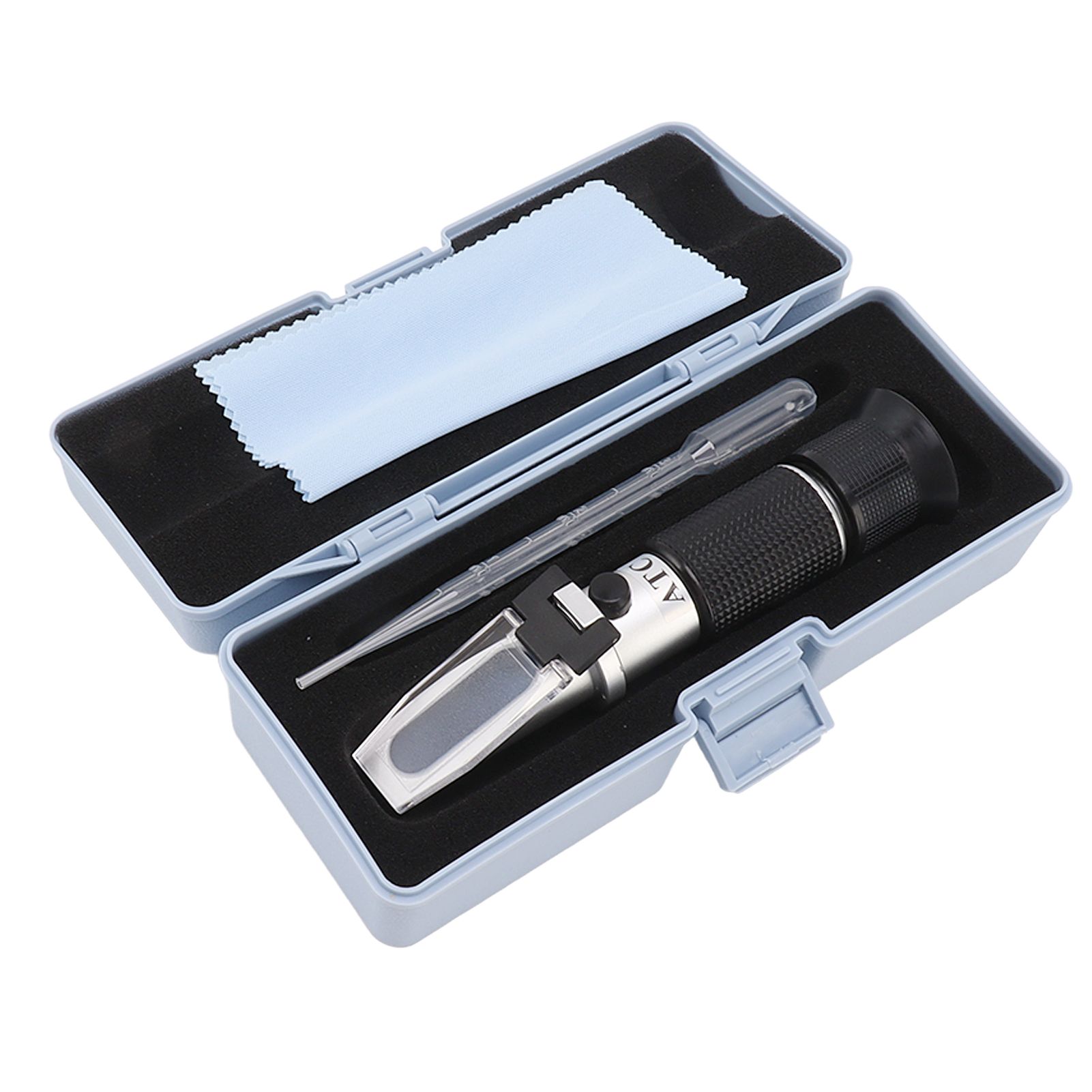 Antifreeze Refractometer with ATC Function Propylene Glycol Ethylene Glycol Wiper Fluid Car Urea Freezing Point Detector - Image 2