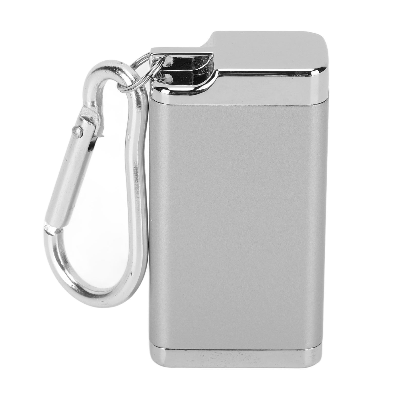 Mini Cigarette Ashtray Light Weight Portable Cigarettes Cigars Ashtray Durable Cigarette Ash Holder for Home Outdoors Silver - Image 1