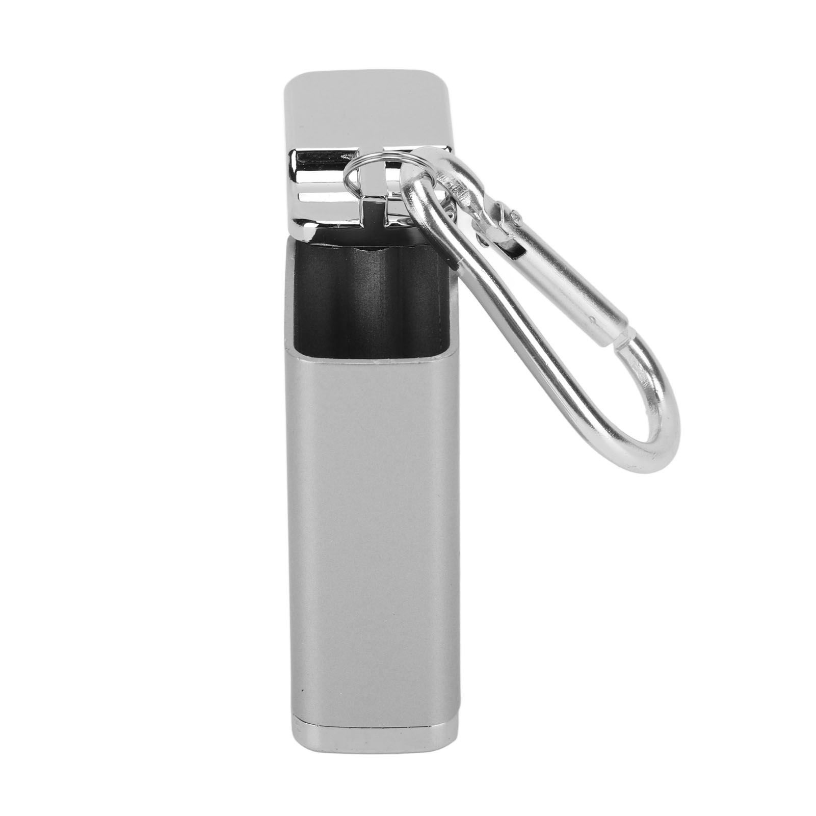 Mini Cigarette Ashtray Light Weight Portable Cigarettes Cigars Ashtray Durable Cigarette Ash Holder for Home Outdoors Silver - Image 6