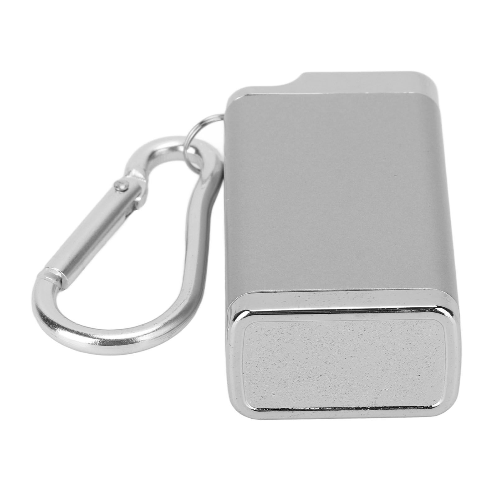 Mini Cigarette Ashtray Light Weight Portable Cigarettes Cigars Ashtray Durable Cigarette Ash Holder for Home Outdoors Silver - Image 8