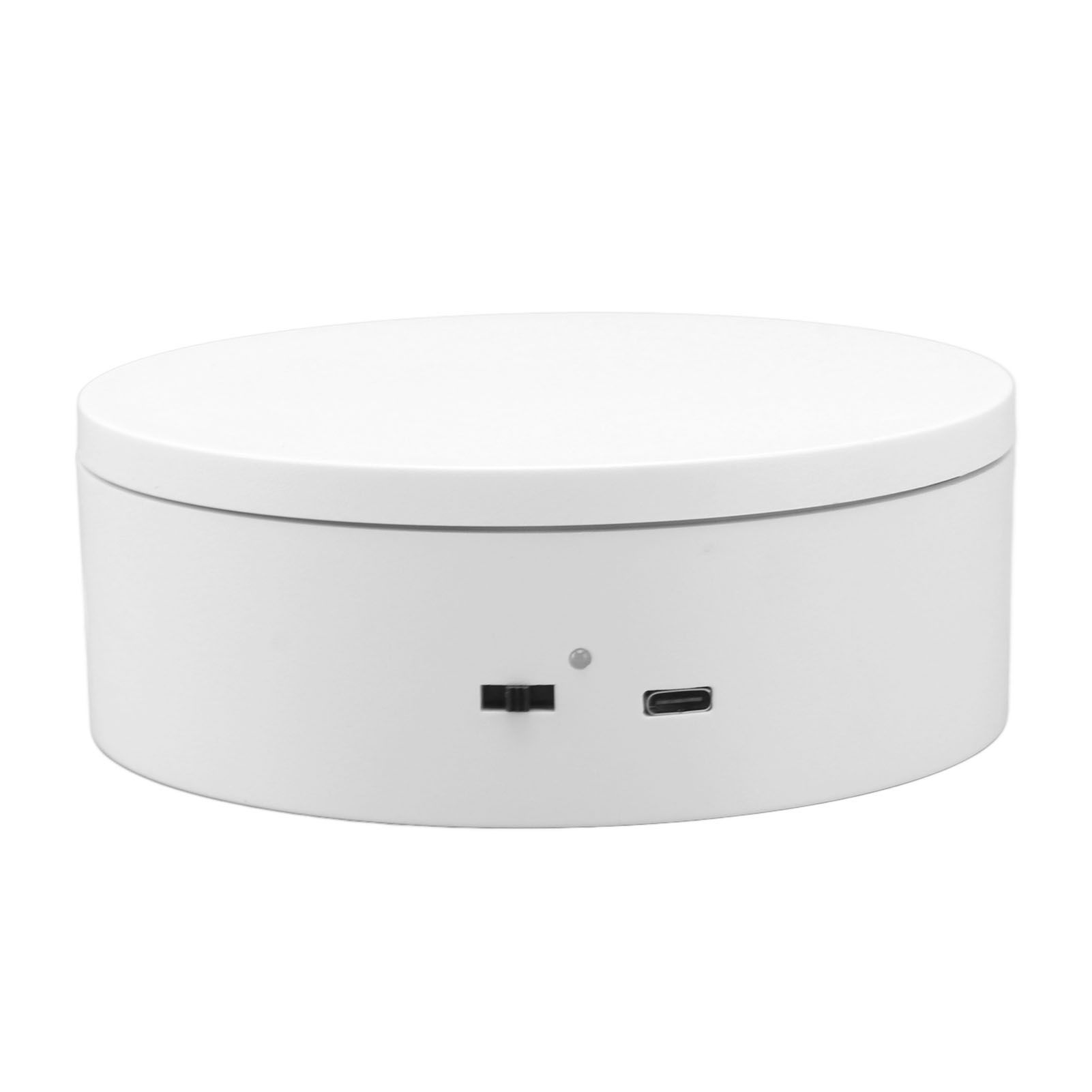 Rotating Display Stand White Plug in Remote Control Load Bearing 3kg Automatic Rotating Stand for Products Diameter 13cm / 5.1in - Image 3